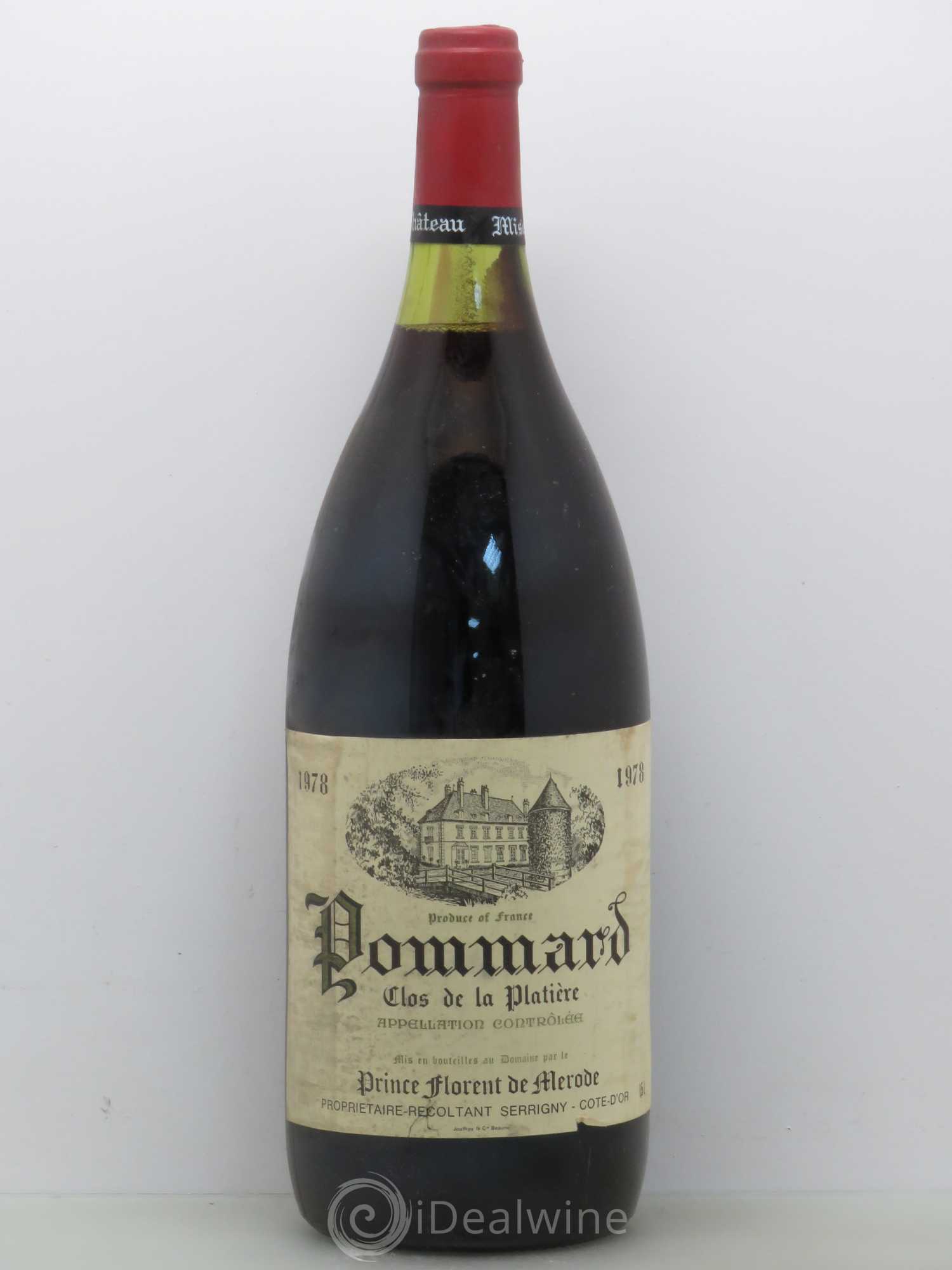 Pommard Clos de la Platière - Florent de Merode 1978 - Posten von 1 Magnum - 0