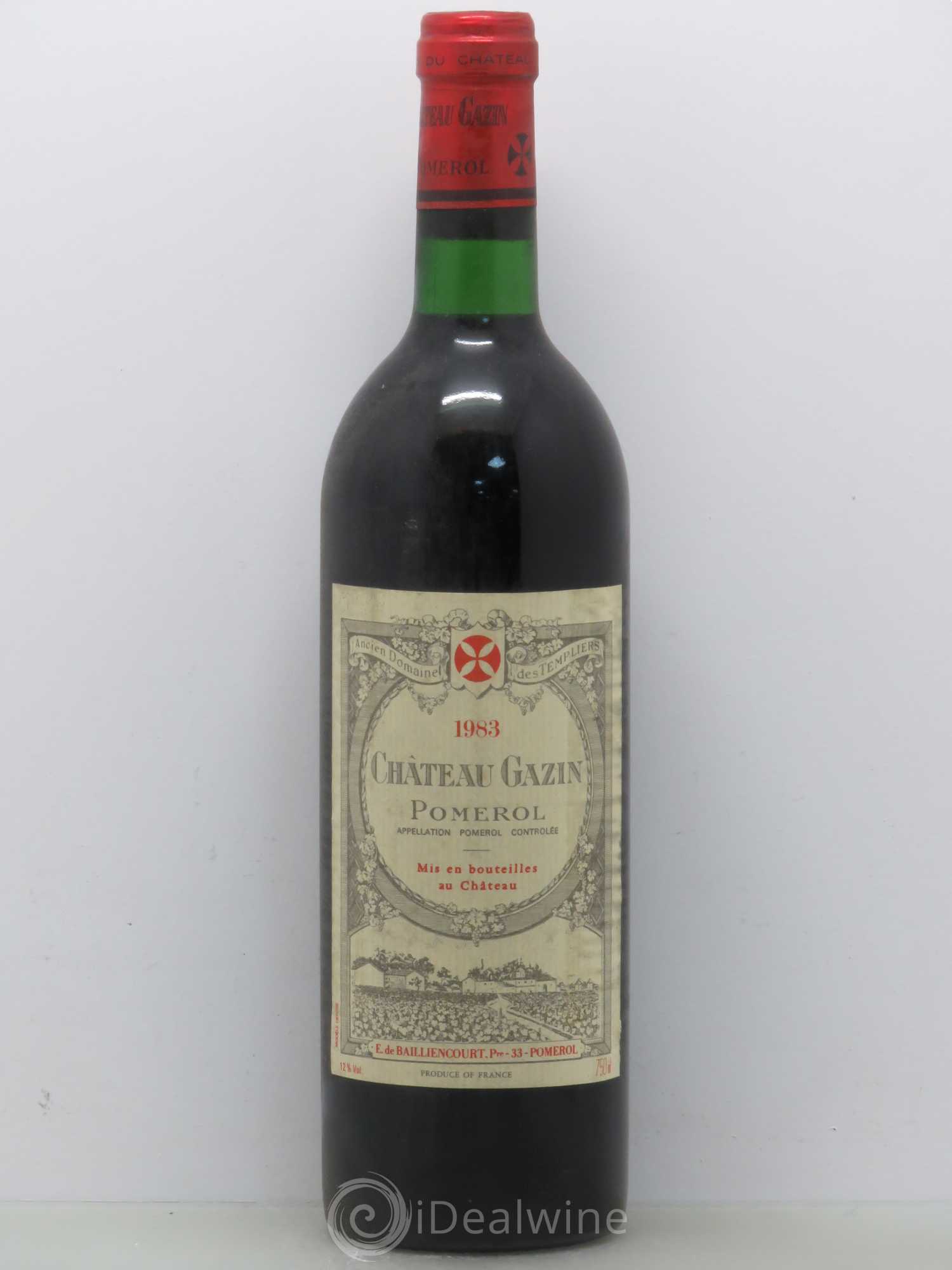 Château Gazin 1983 - Lot de 1 bouteille - 0