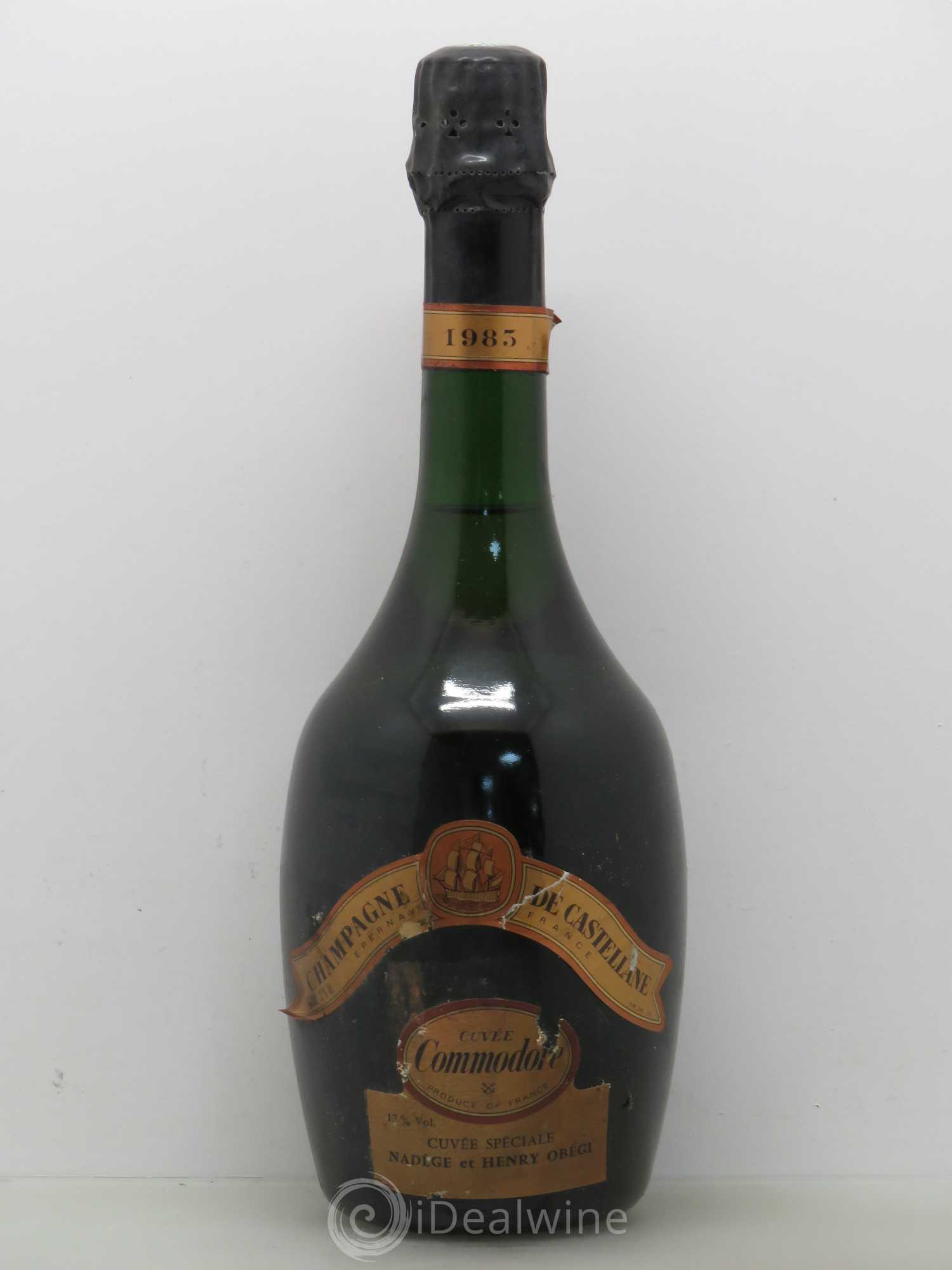 Champagne de Castellane Cuvée Commodore 1983 - Lot de 1 bouteille - 0