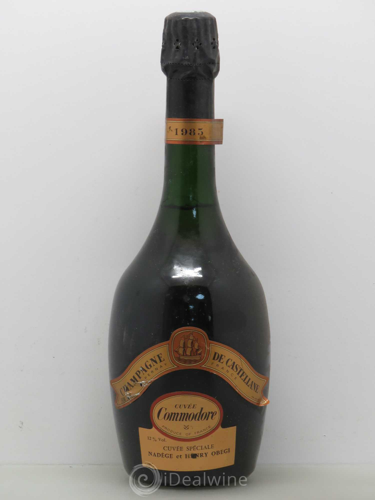 Champagne de Castellane Cuvée Commodore 1983 - Lot de 1 bouteille - 0
