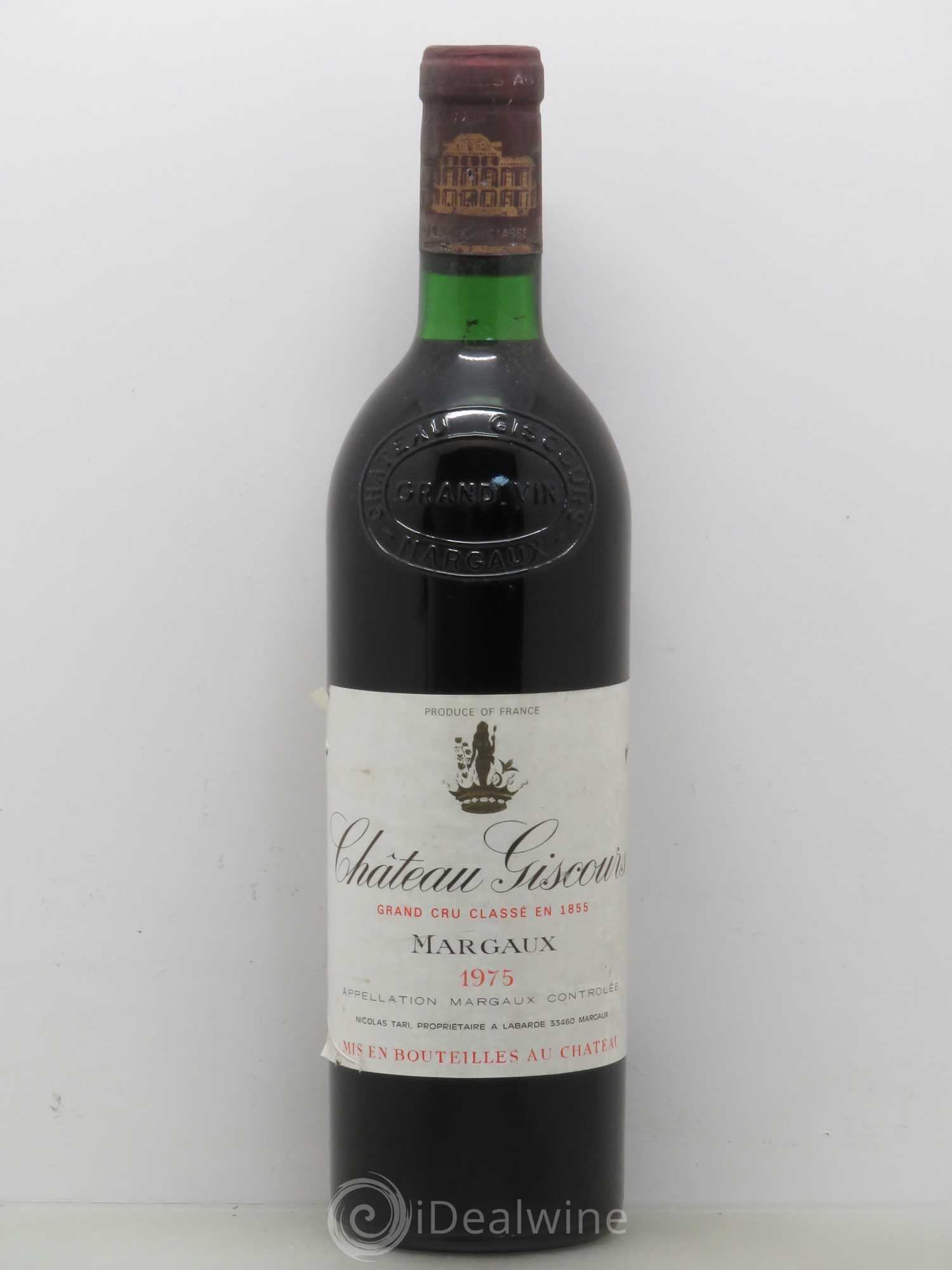 Château Giscours 3ème Grand Cru Classé 1975 - Lot de 1 bouteille - 0