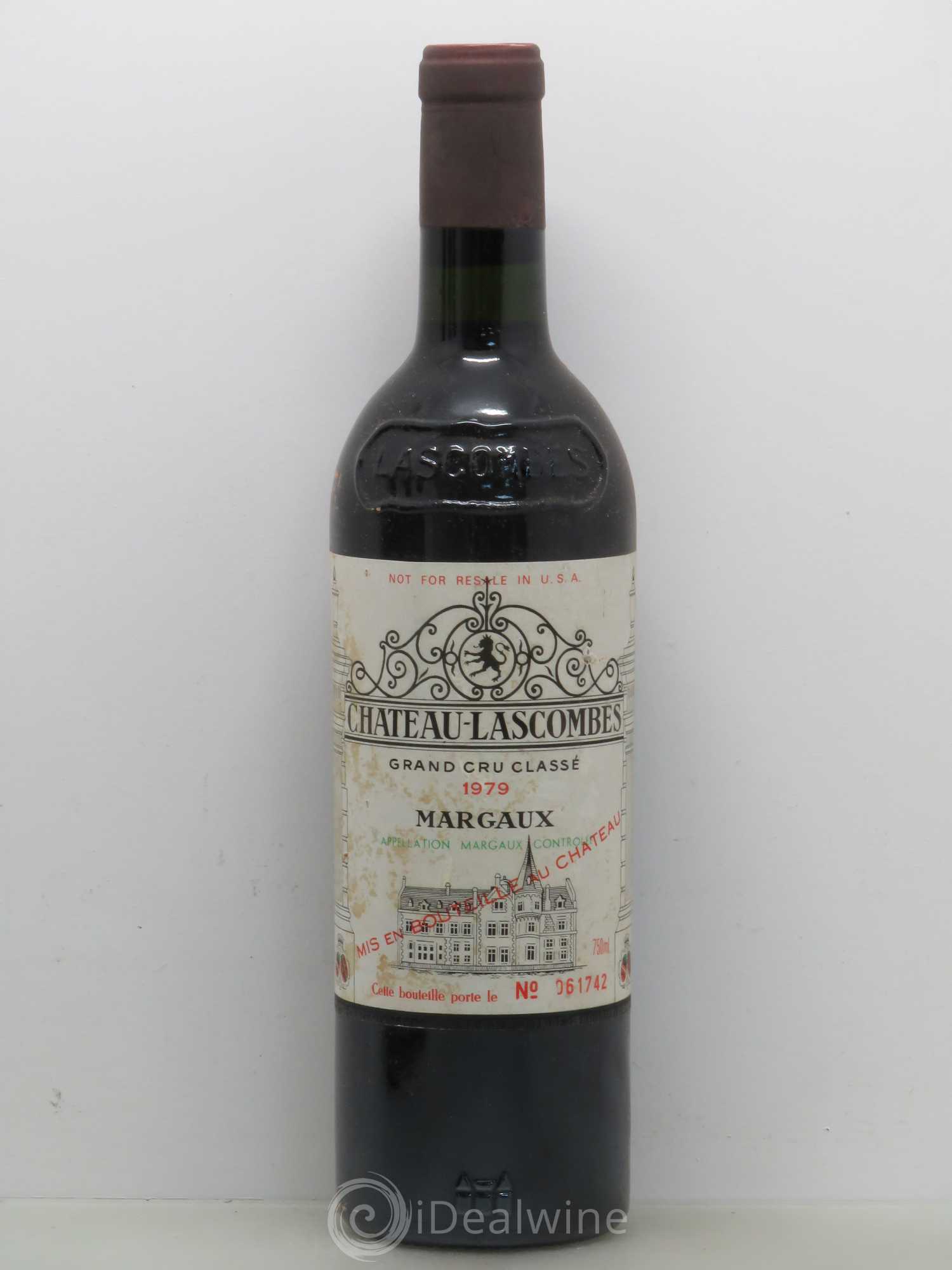 Château Lascombes 2ème Grand Cru Classé 1979 - Lot de 1 bouteille - 0