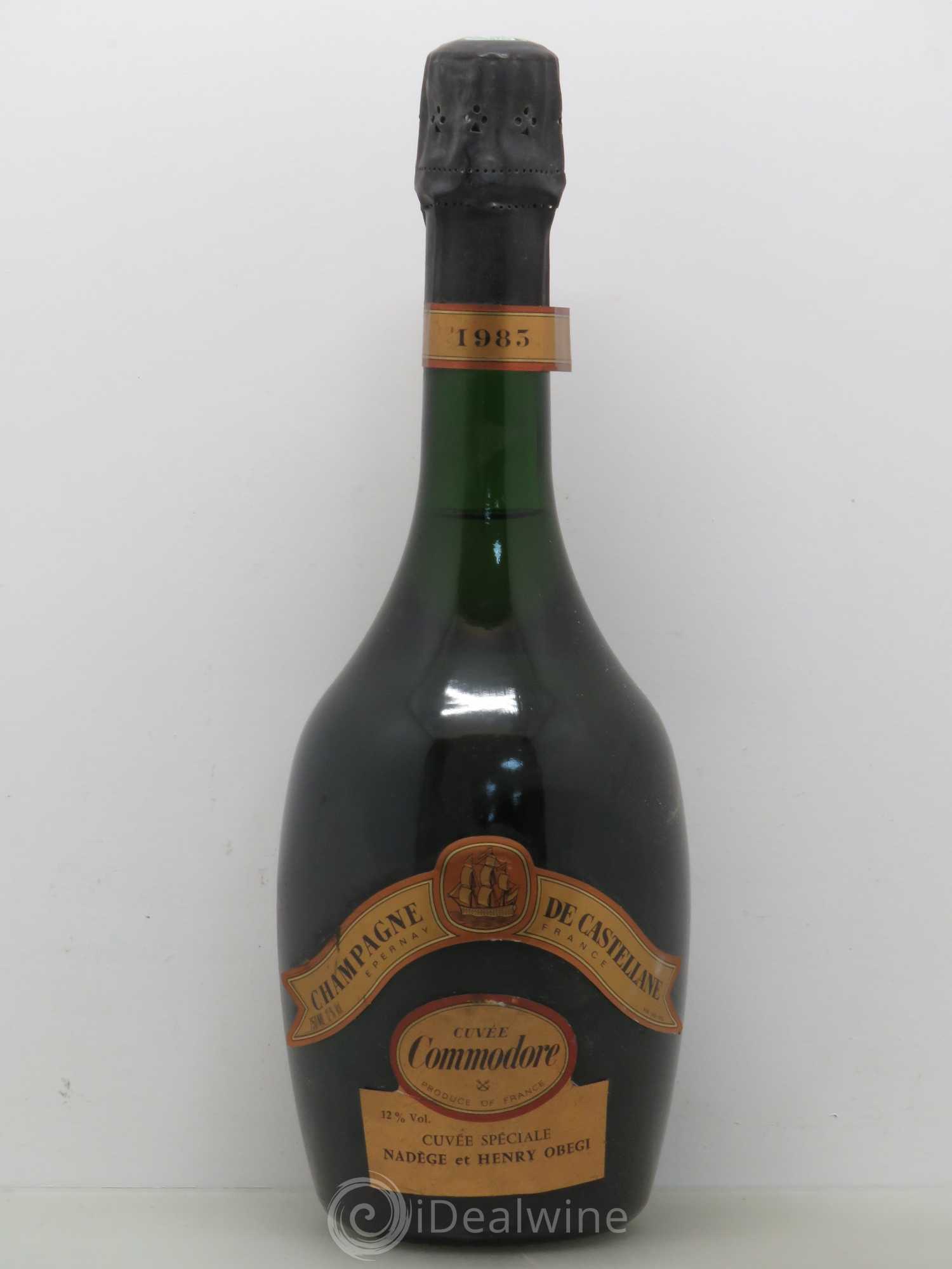 Champagne de Castellane Cuvée Commodore 1983 - Lot de 1 bouteille - 0