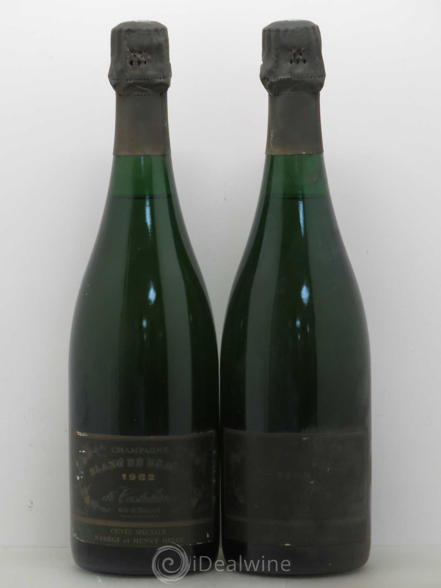 Champagne de Castellane Blanc de Blancs 1982 - Posten von 2 Flaschen - 0
