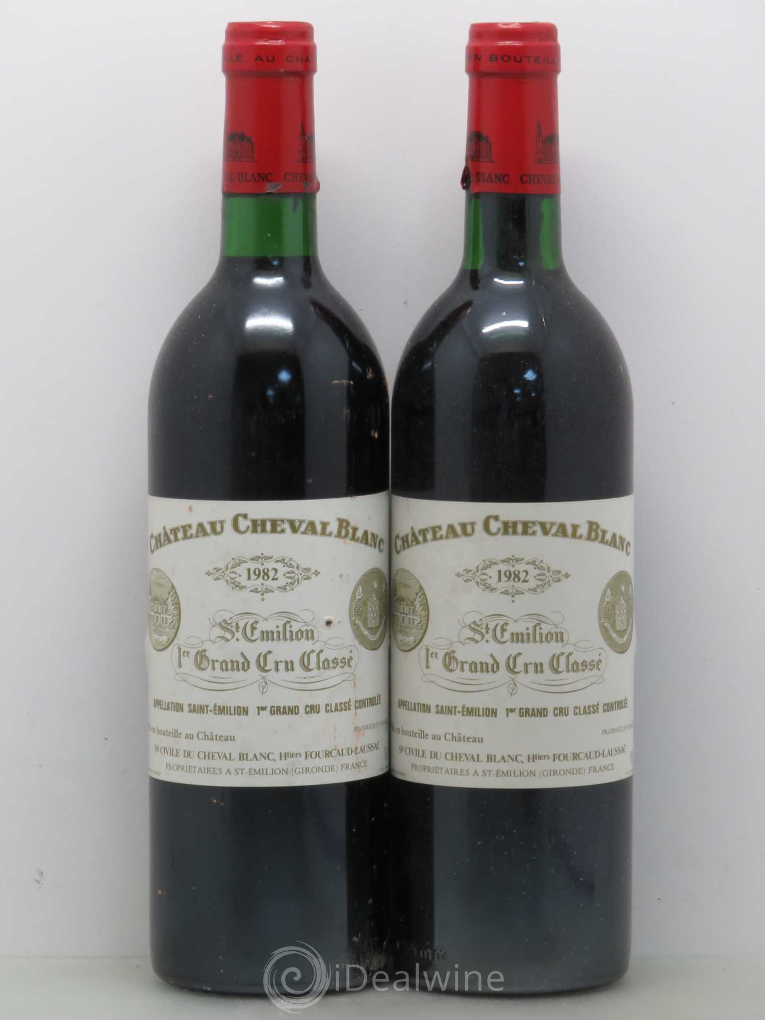 Château Cheval Blanc 1er Grand Cru Classé A 1982 - Lot de 2 bouteilles - 0