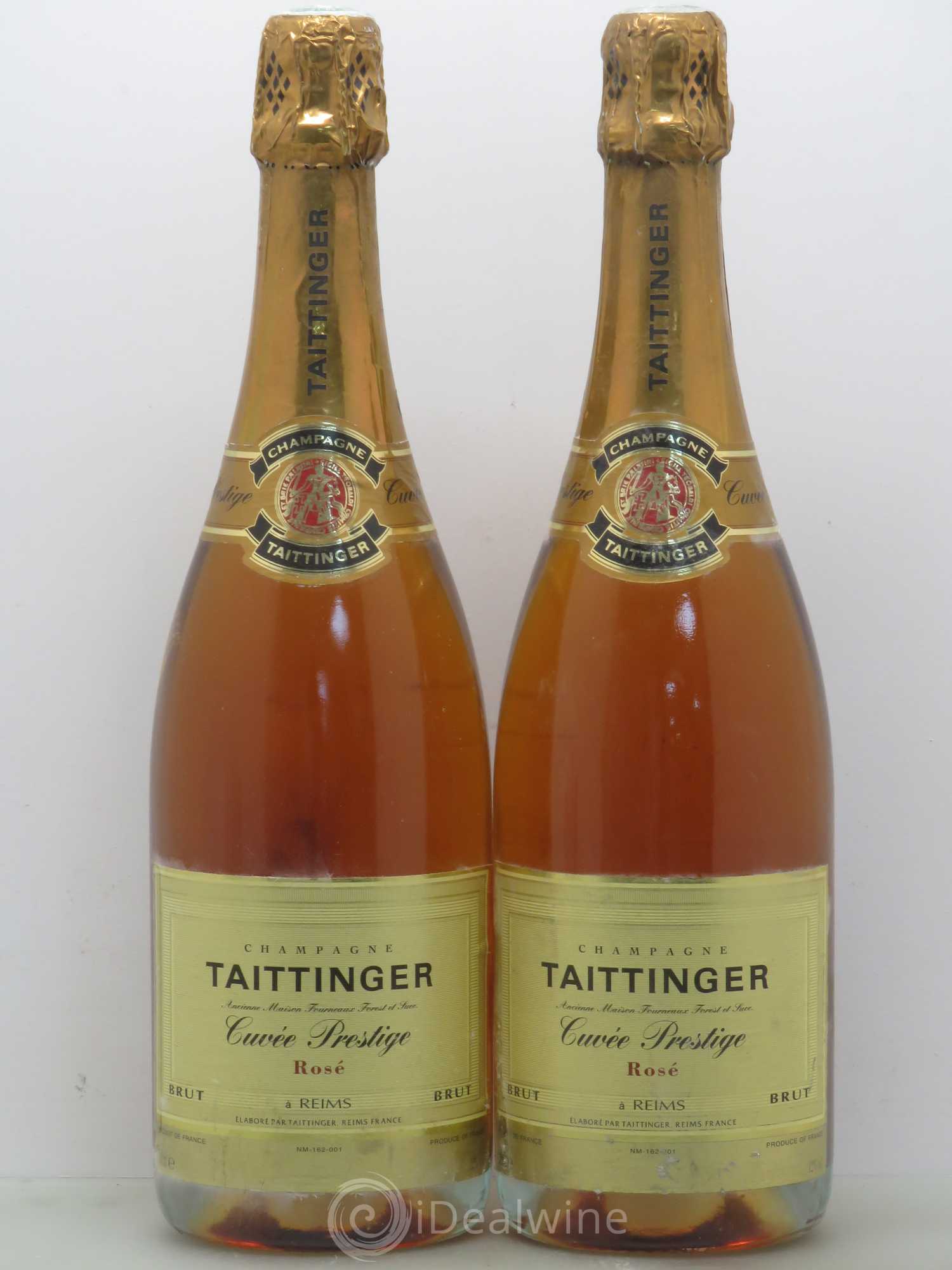 Prestige rosé Taittinger - Lot de 2 bouteilles - 0