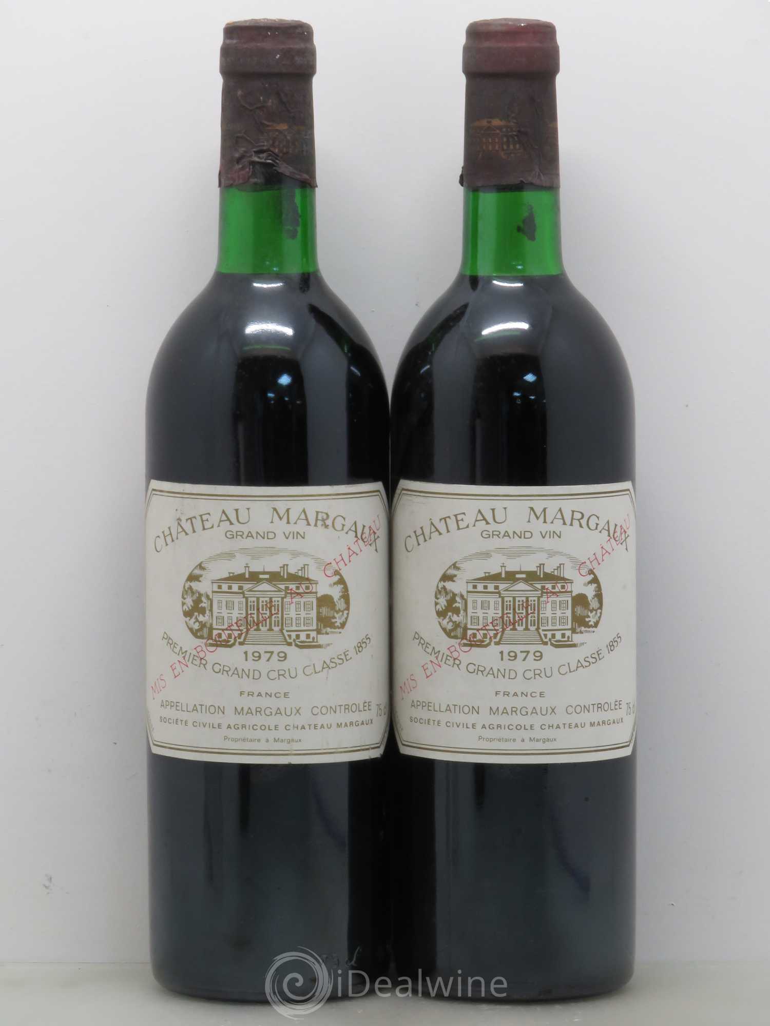 Château Margaux 1er Grand Cru Classé 1979 - Lot de 2 bouteilles - 0