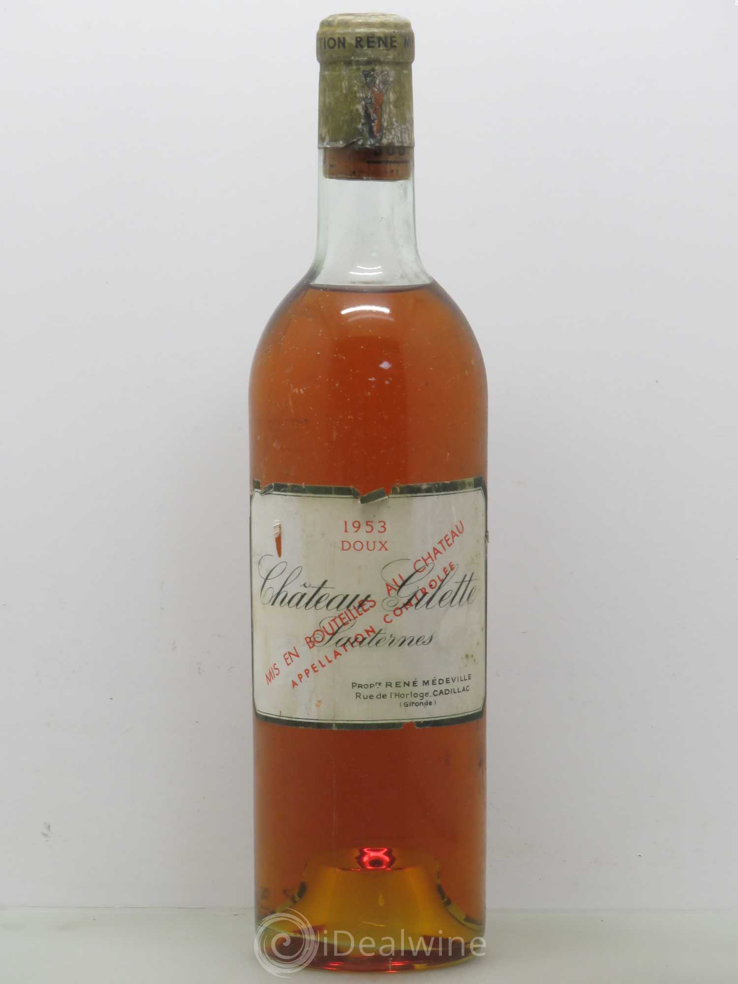 Château Gilette 1953 - Lotto di 1 bottiglia - 0