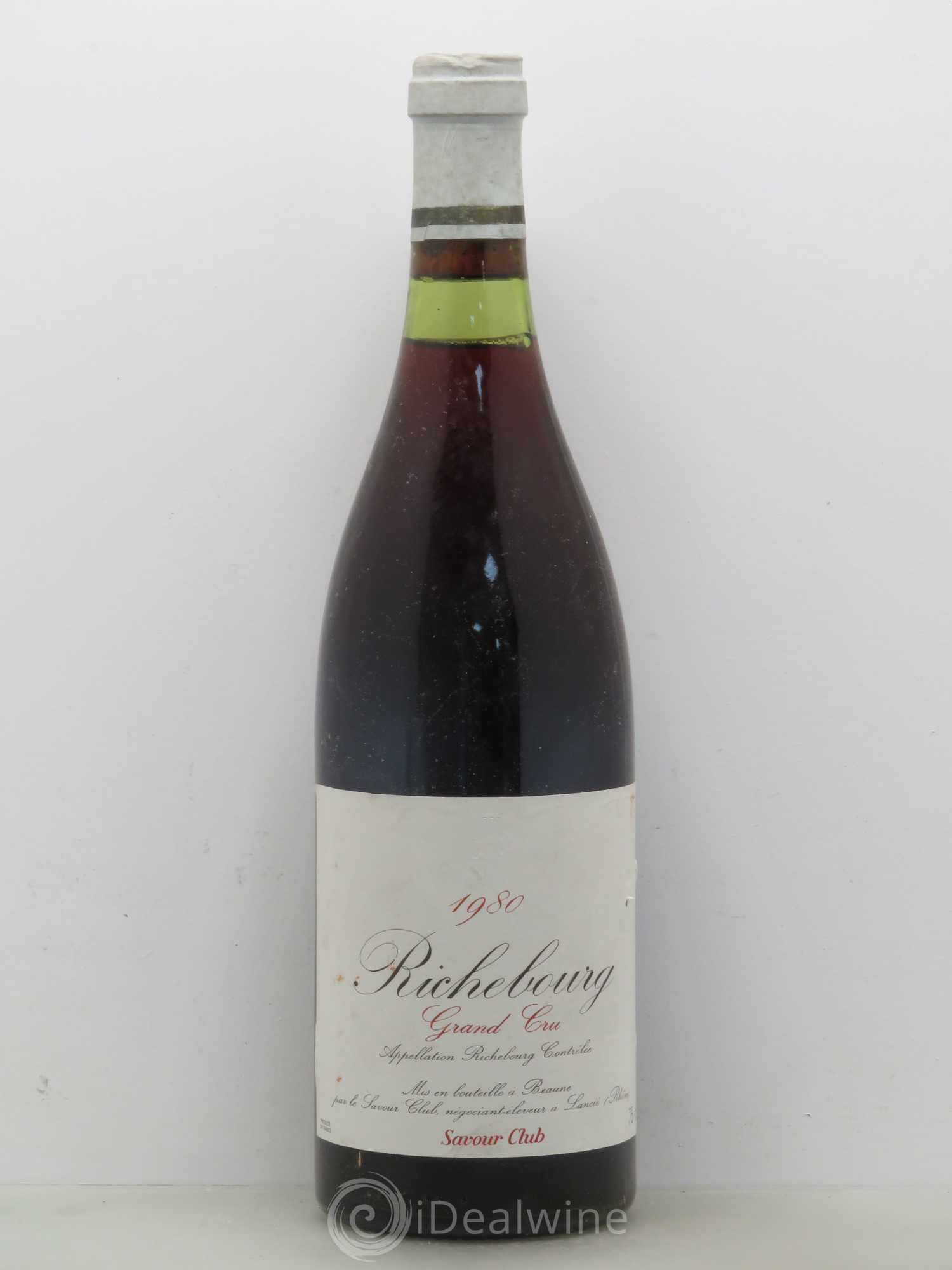 Richebourg Grand Cru Savour Club 1980 - Lot de 1 bouteille - 0