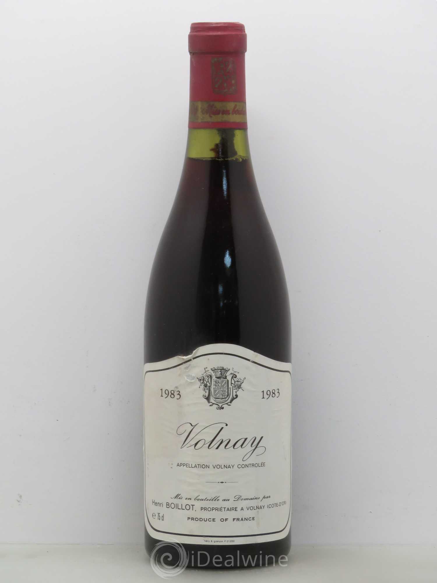 Volnay Boillot 1983 - Lot de 1 bouteille - 0