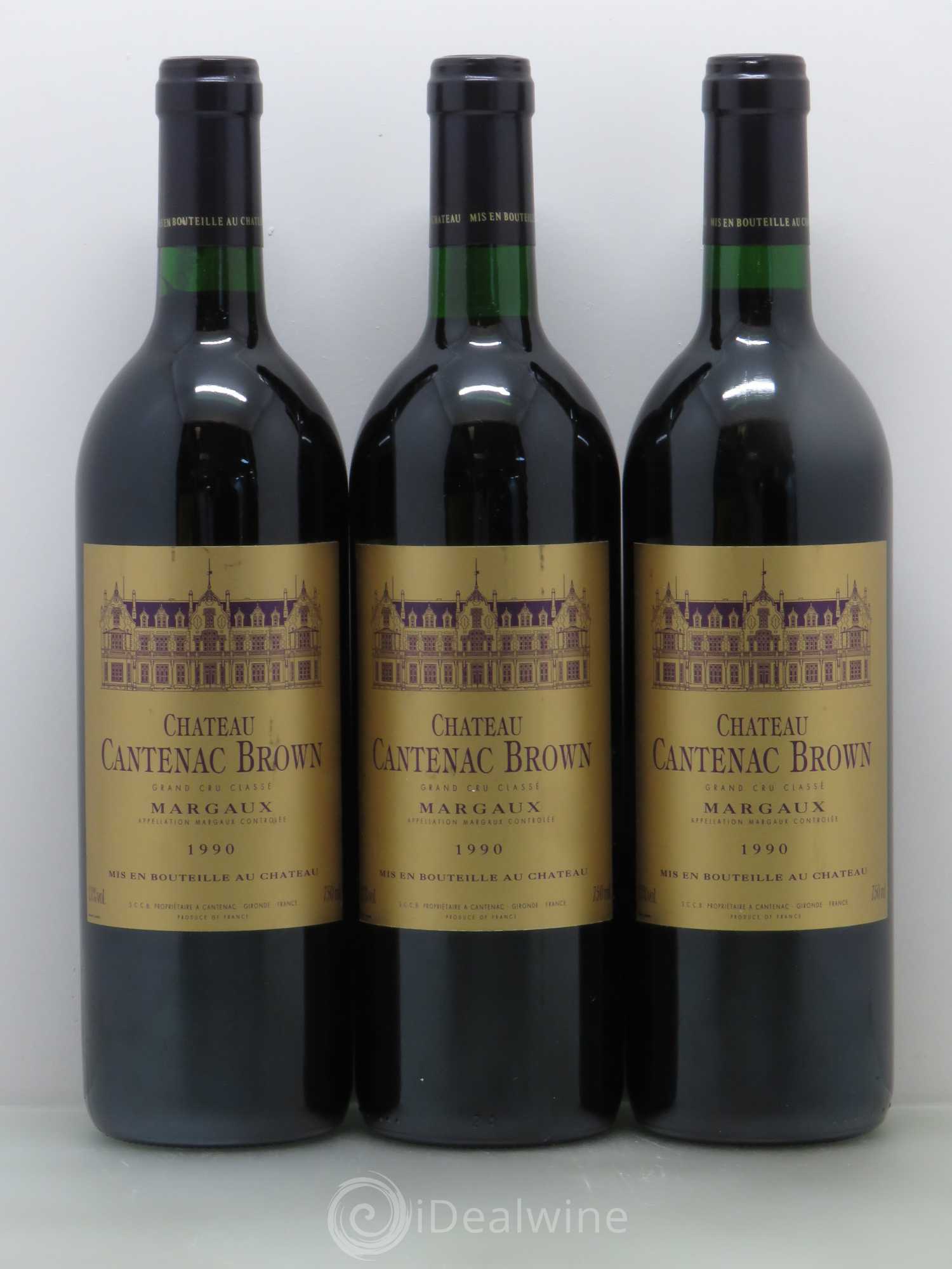 Château Cantenac Brown 3ème Grand Cru Classé 1990 - Lotto di 6 bottiglie - 2