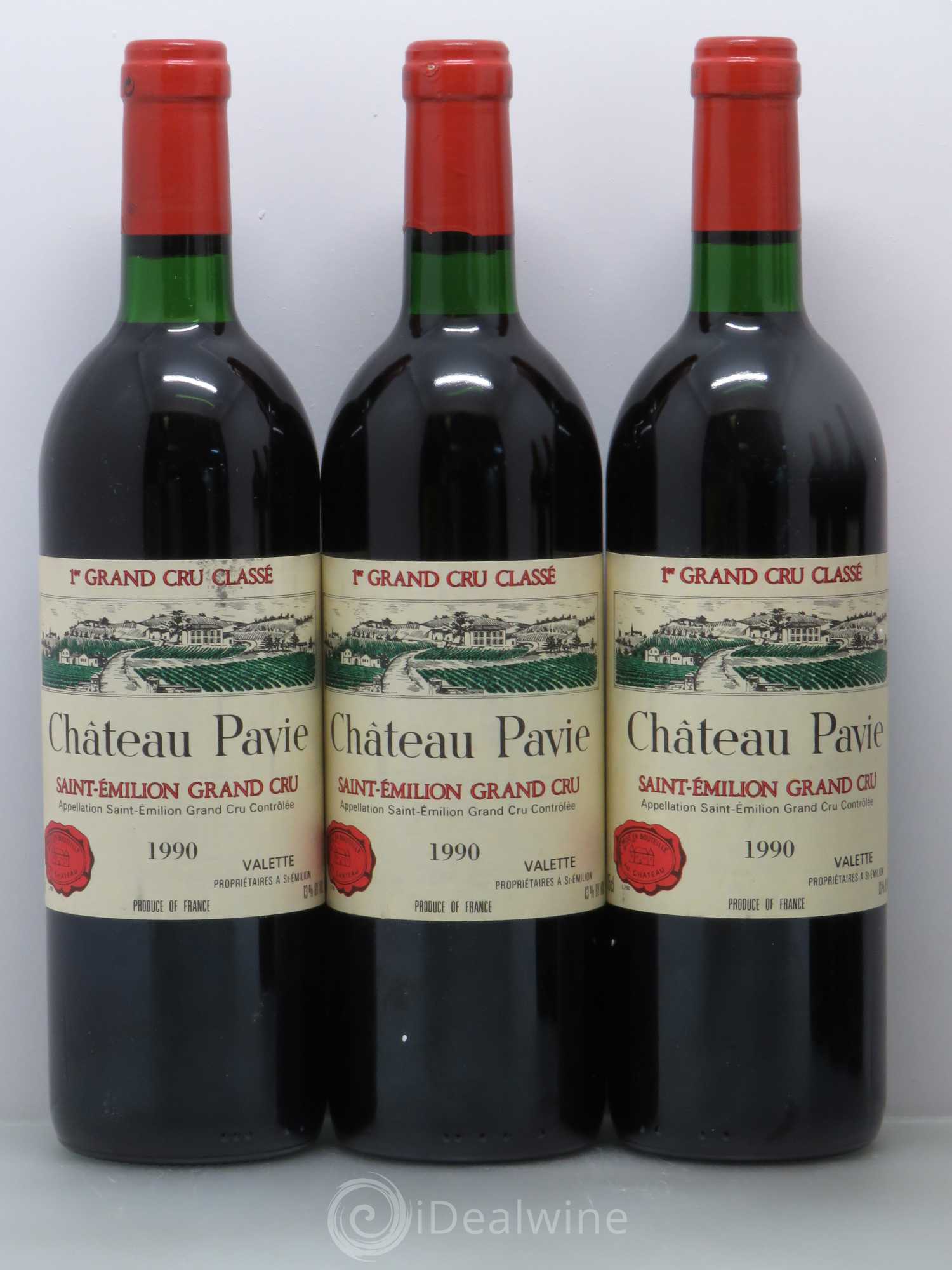 Château Pavie 1er Grand Cru Classé A 1990 - Lot de 6 bouteilles - 1