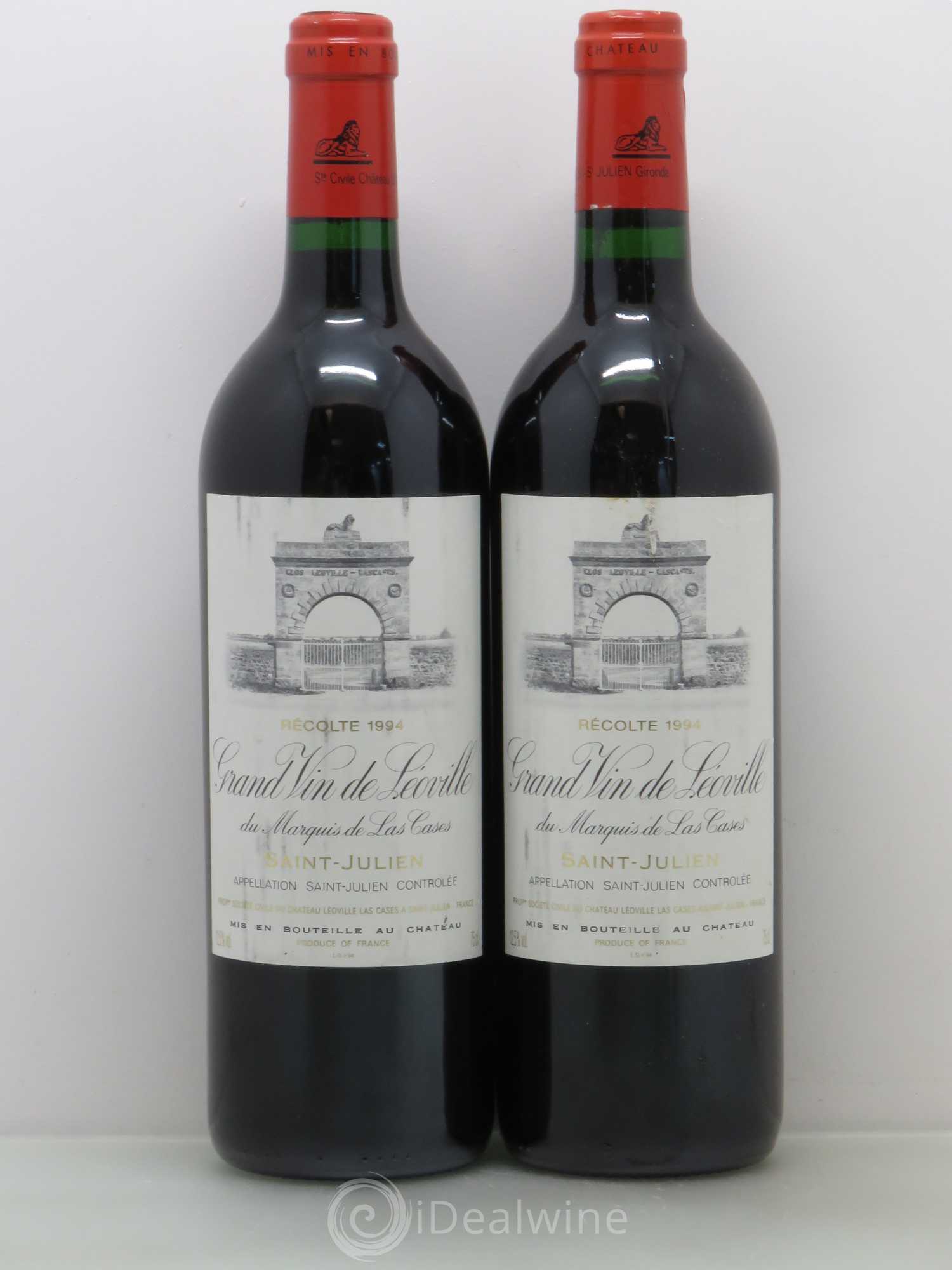 Château Léoville Las Cases 2ème Grand Cru Classé 1994 - Lot de 2 bouteilles - 0