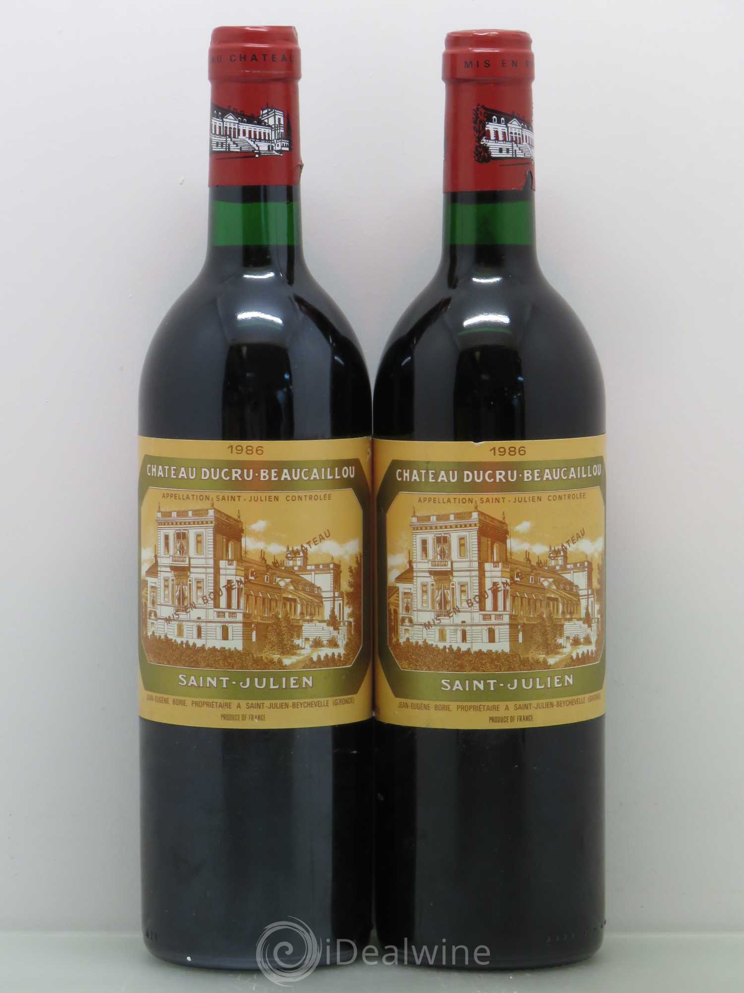Château Ducru Beaucaillou 2ème Grand Cru Classé 1986 - Lot de 2 bouteilles - 0