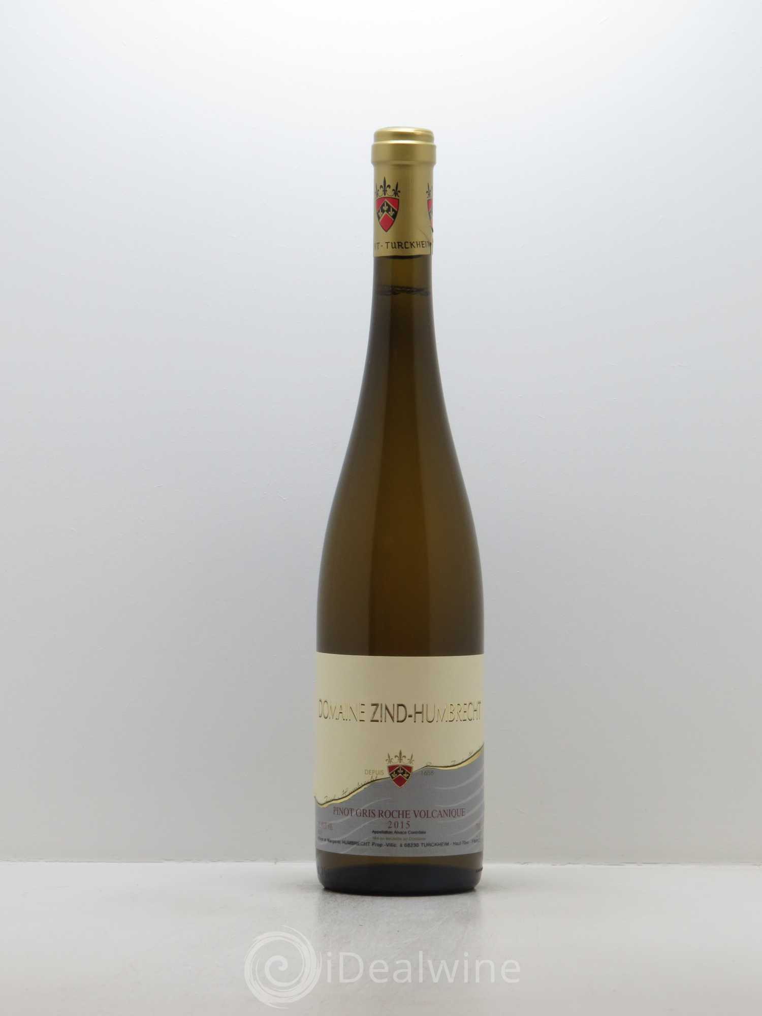 Alsace Pinot Gris Roche Volcanique Zind-Humbrecht (Domaine) 2015 - Lot de 1 bouteille - 0