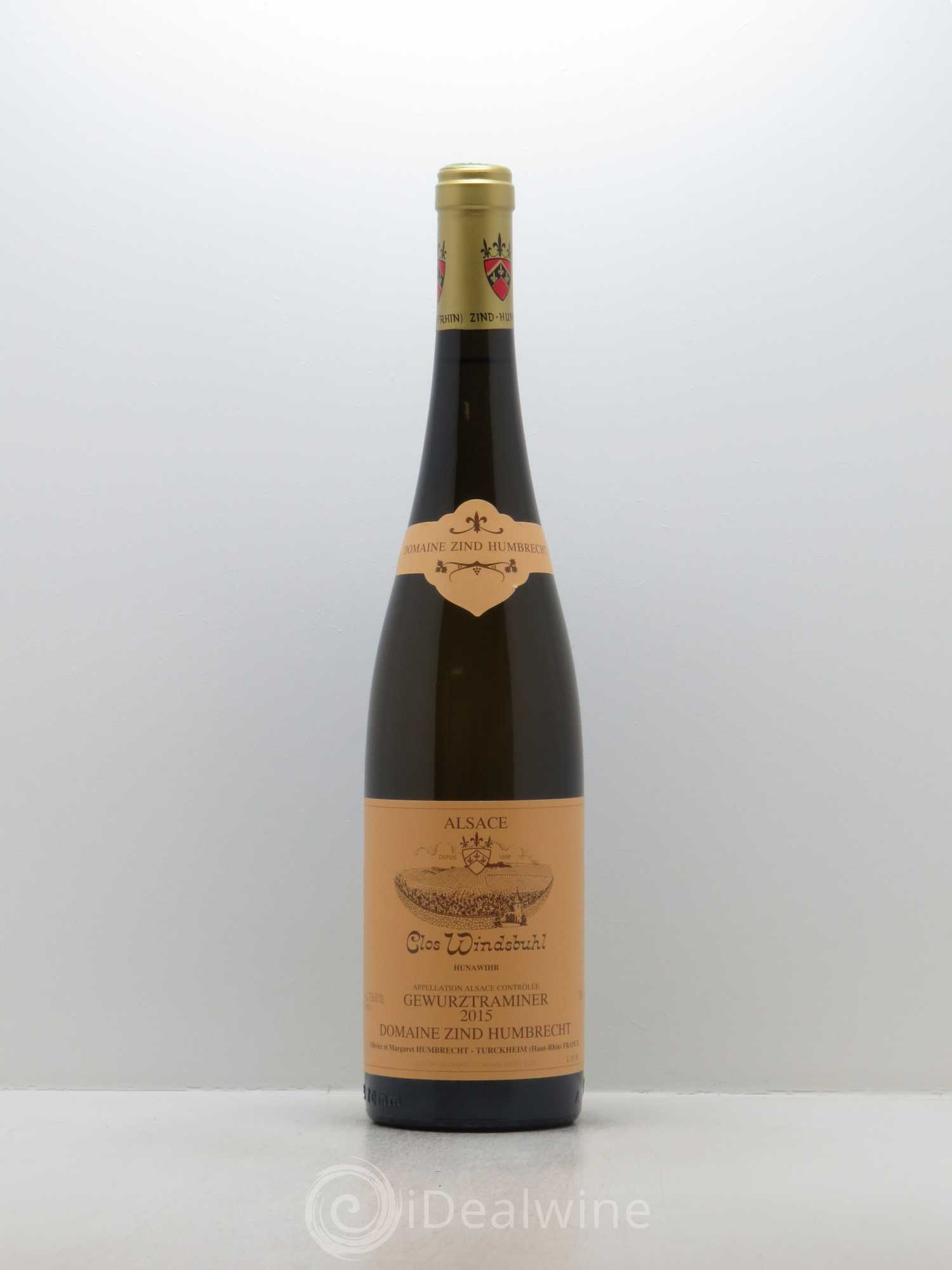 Alsace Gewurztraminer Clos Windsbuhl Zind-Humbrecht (Domaine) 2015 - Lot de 1 bouteille - 0