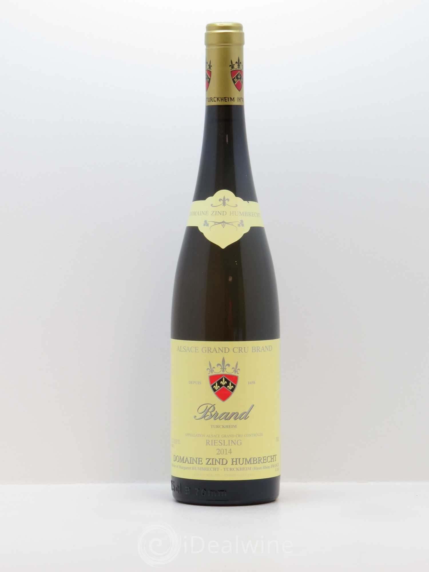 Alsace Riesling Grand Cru Brand Zind-Humbrecht (Domaine) 2014 - Lot de 1 bouteille - 0