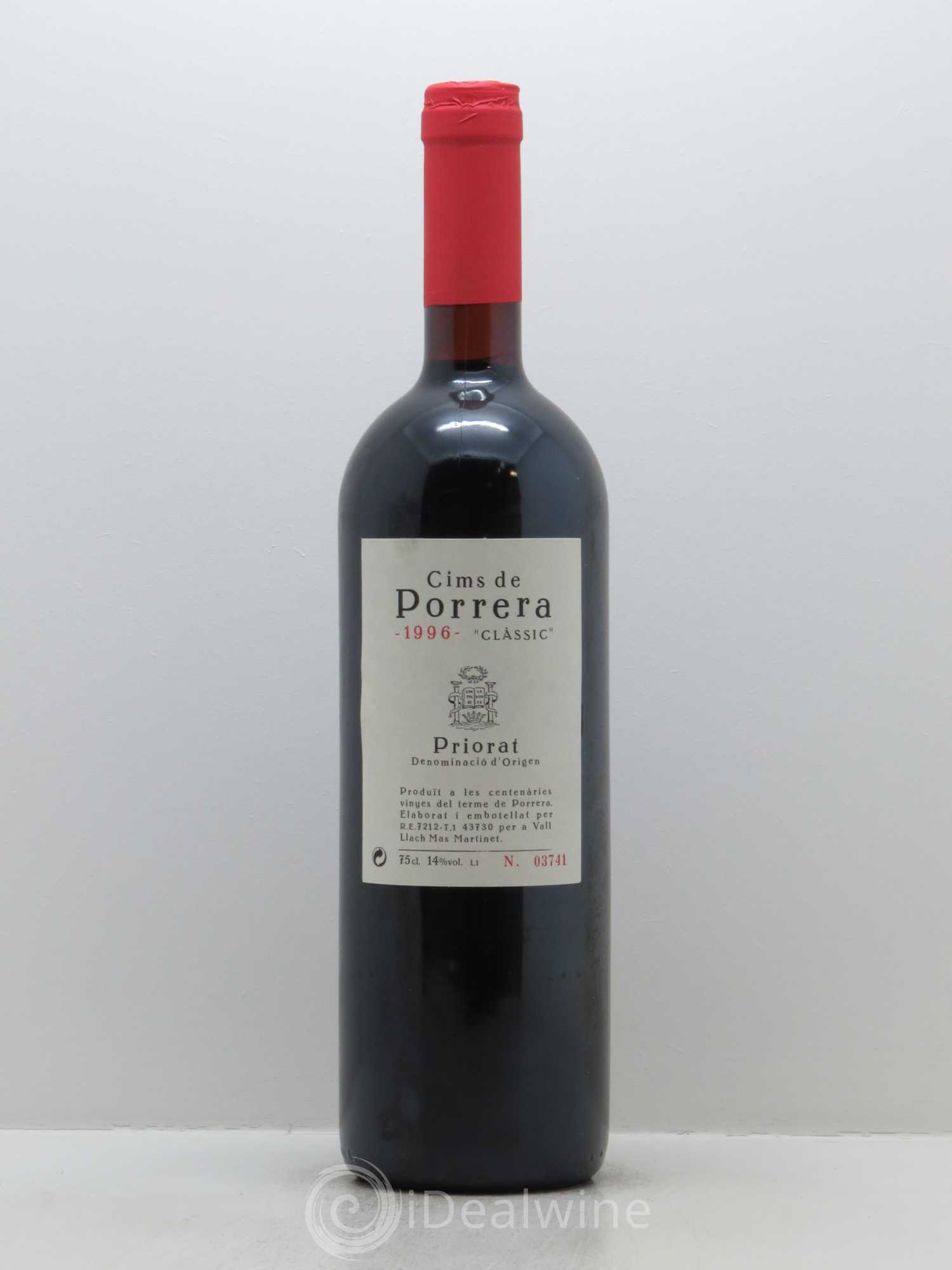 Priorat Cims de Porrera Classic 1996 - Lot de 1 bouteille - 0