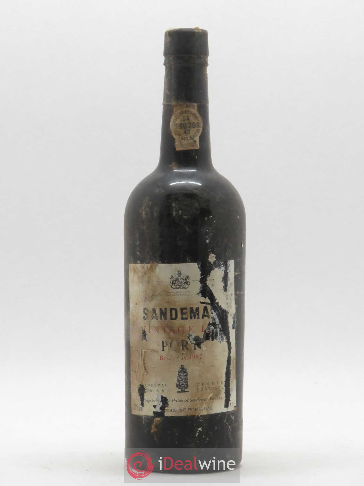 Porto Sandeman Vintage Port 1985 - Lot de 1 bouteille - 0