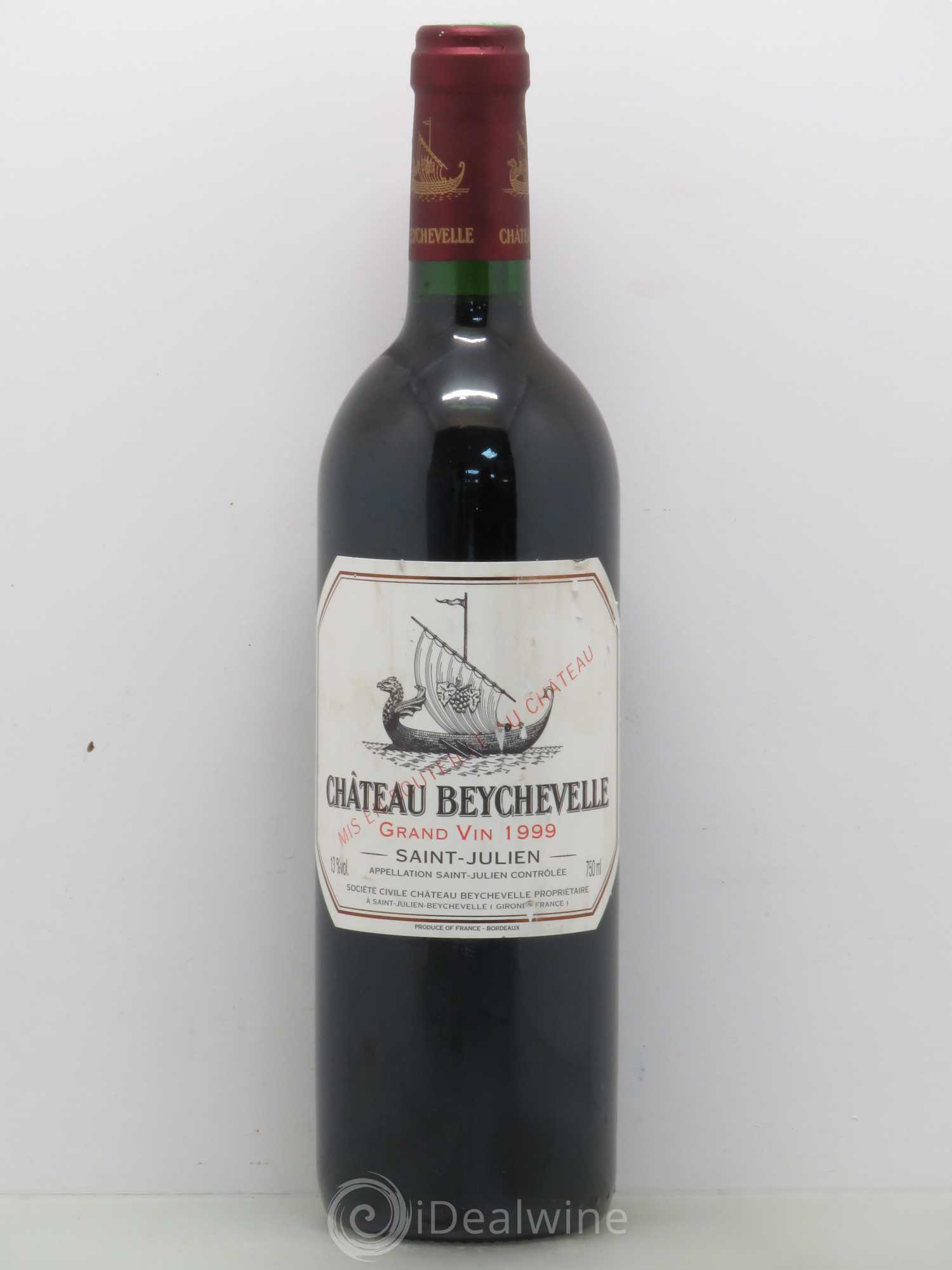 Château Beychevelle 4ème Grand Cru Classé 1999 - Lot de 1 bouteille - 0