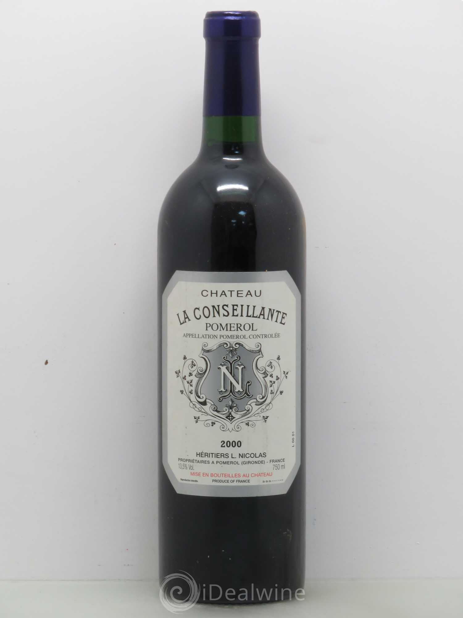 Château la Conseillante 2000 - Lot de 1 bouteille - 0