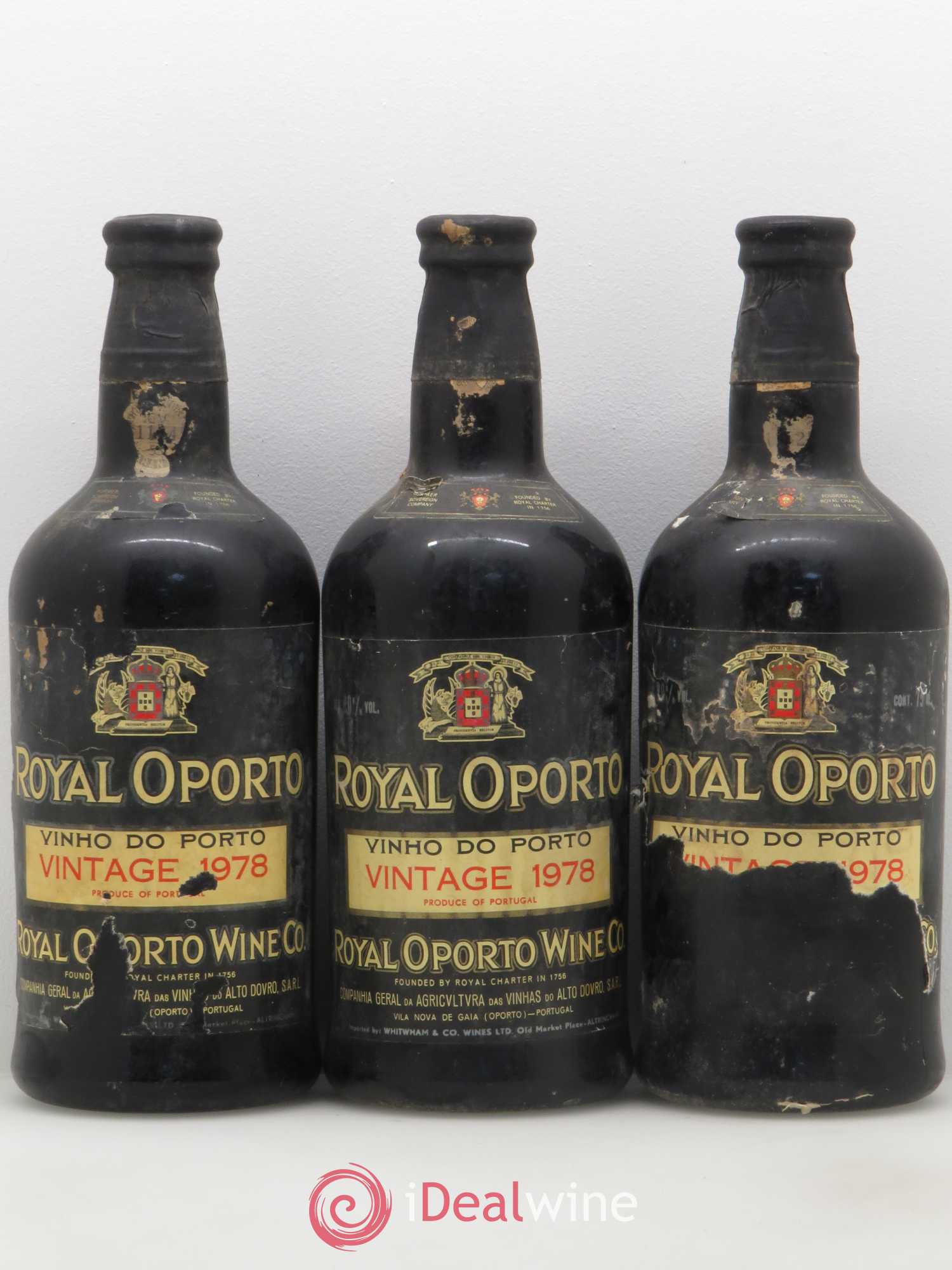 Porto Royal 1978 - Lot de 3 bouteilles - 0