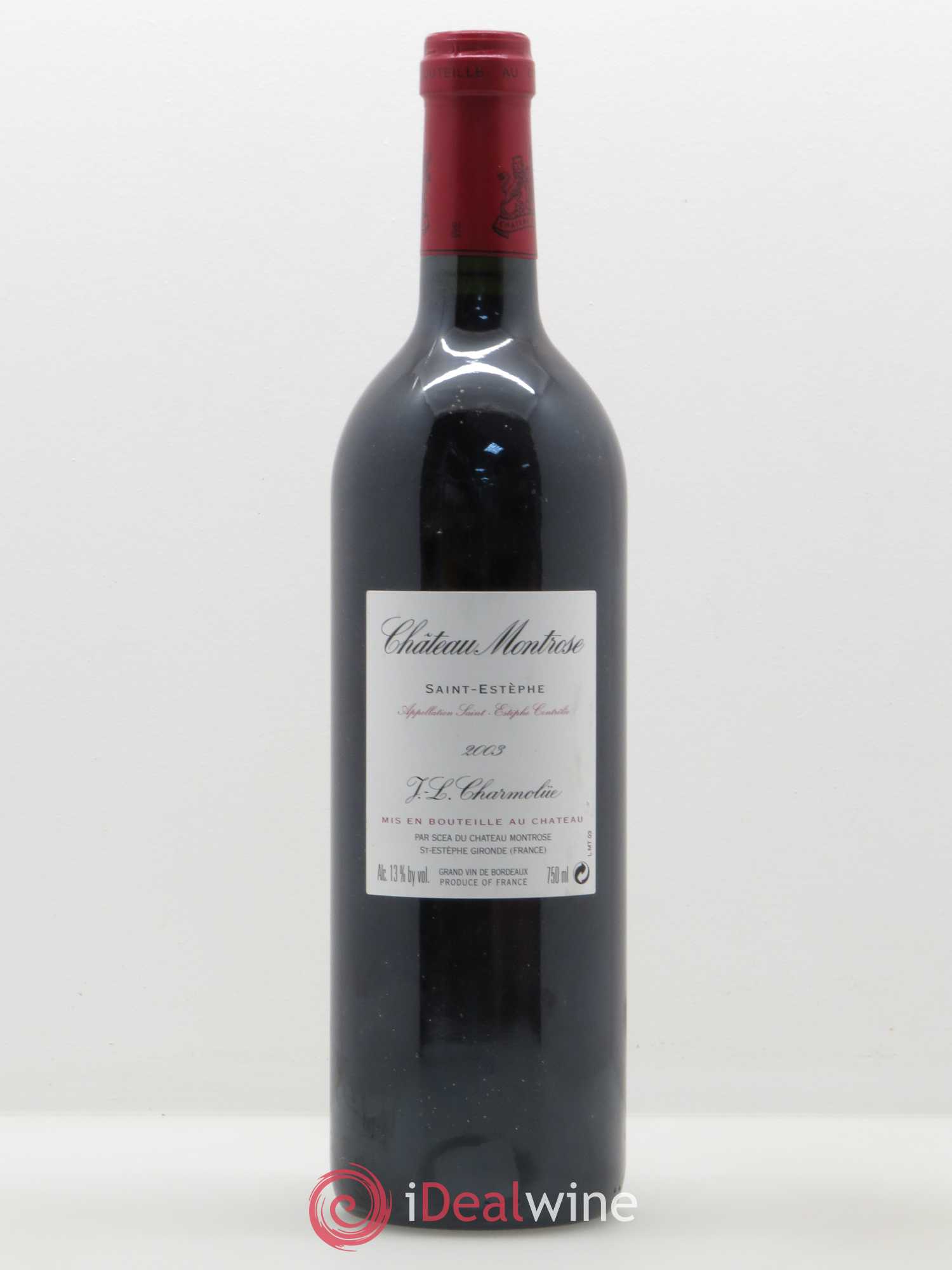 Château Montrose 2ème Grand Cru Classé 2003 - Lot de 1 bouteille - 1
