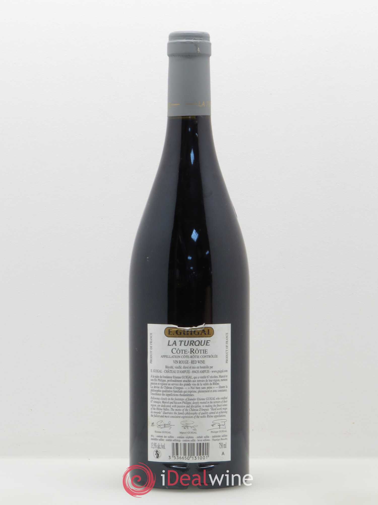 Côte-Rôtie La Turque Guigal 2006 - Lot de 1 bouteille - 1