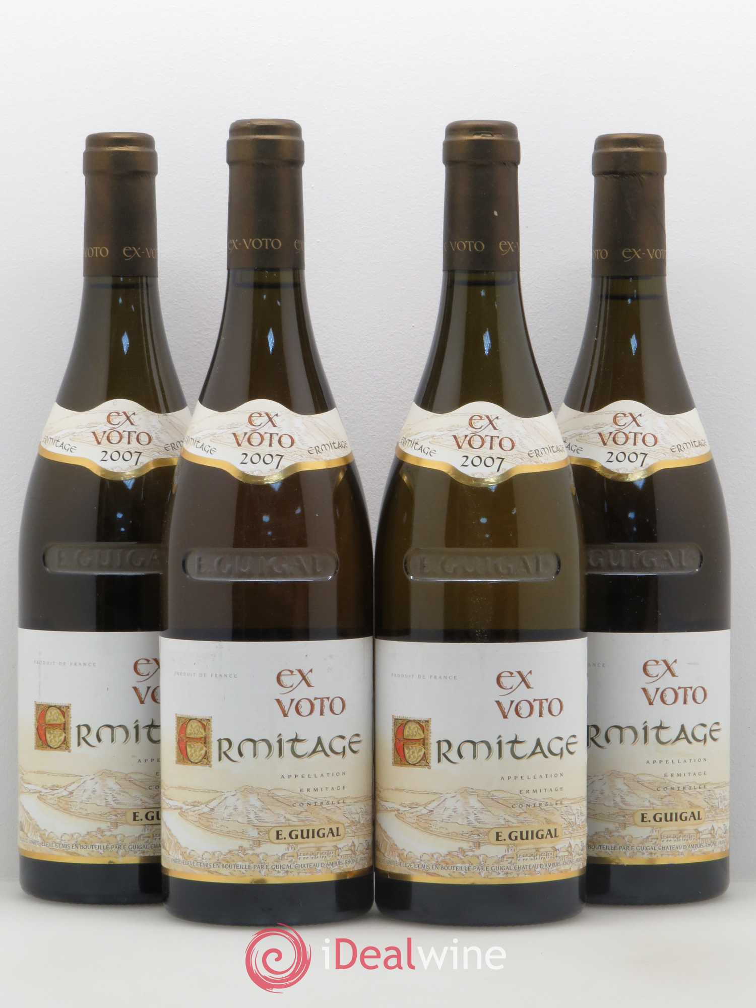 Ermitage Ex Voto Guigal 2007 - Lot de 4 bouteilles - 0