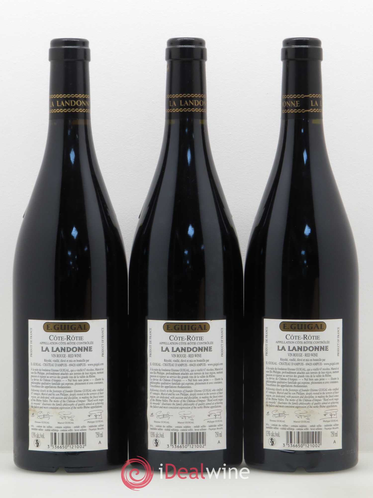 Côte-Rôtie La Landonne Guigal 2009 - Lot de 6 bouteilles - 4