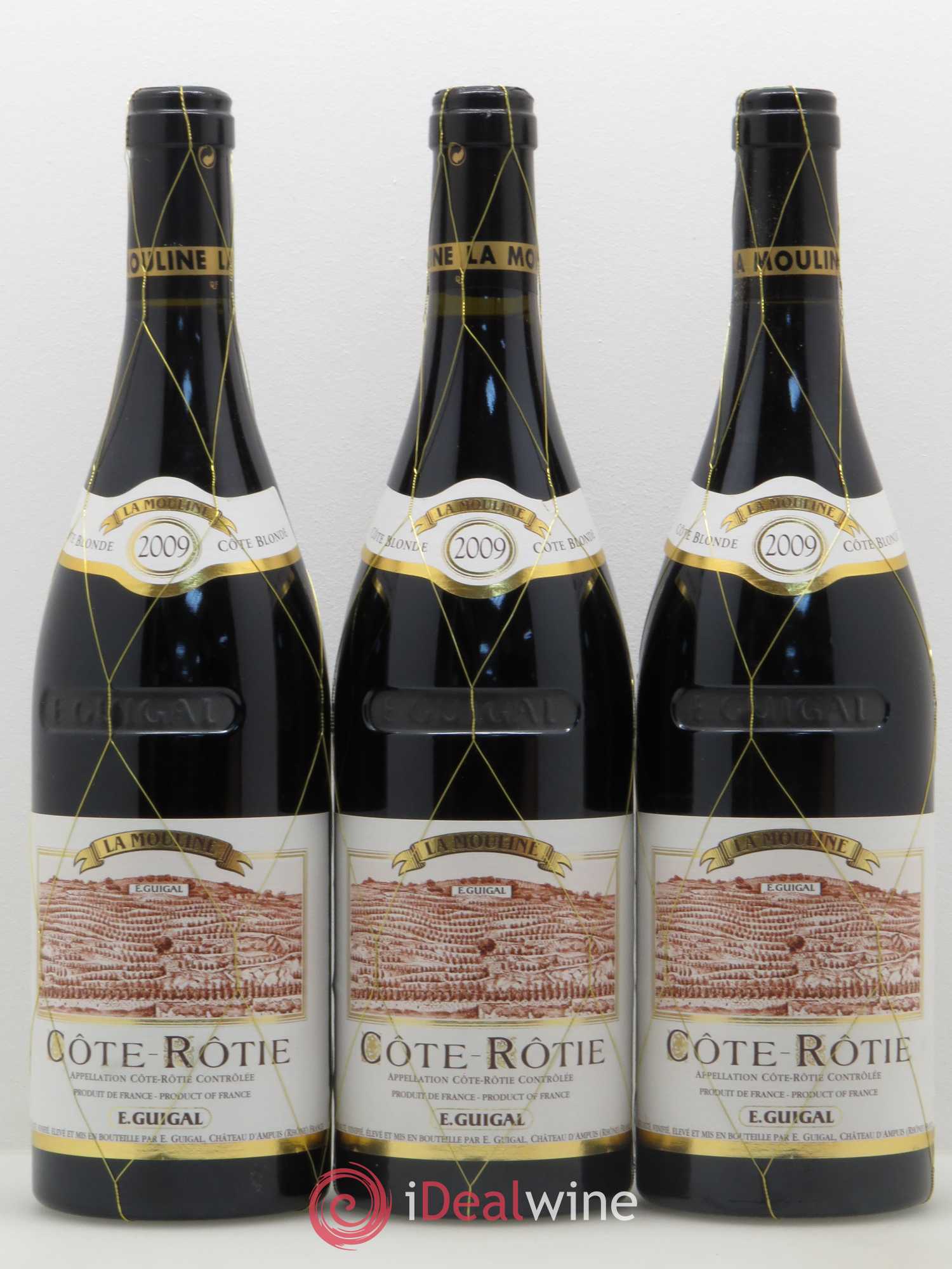 Côte-Rôtie La Mouline Guigal 2009 - Lot de 3 bouteilles - 0