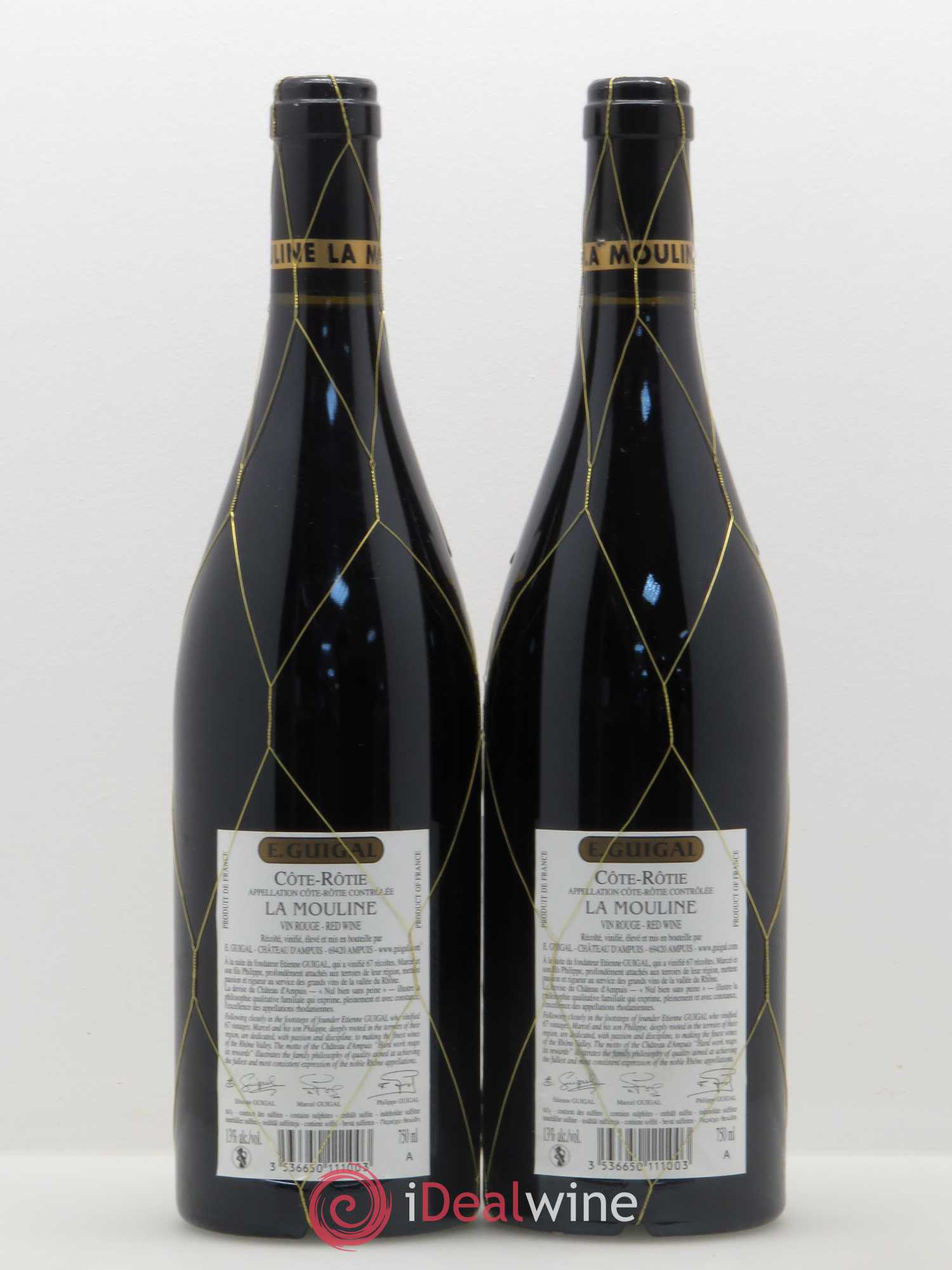 Côte-Rôtie La Mouline Guigal 2009 - Lot de 2 bouteilles - 1
