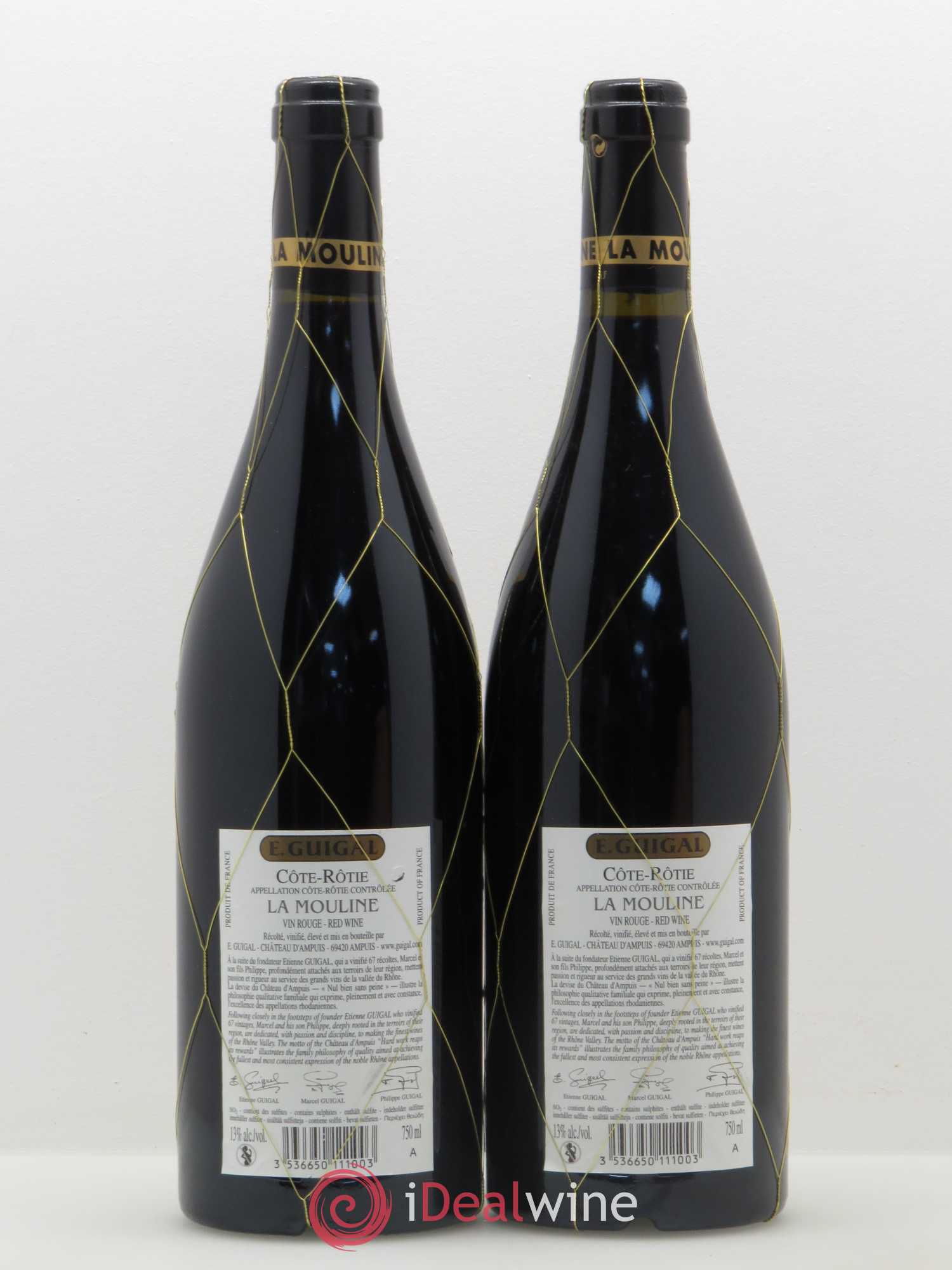 Côte-Rôtie La Mouline Guigal 2009 - Lot de 2 bouteilles - 1