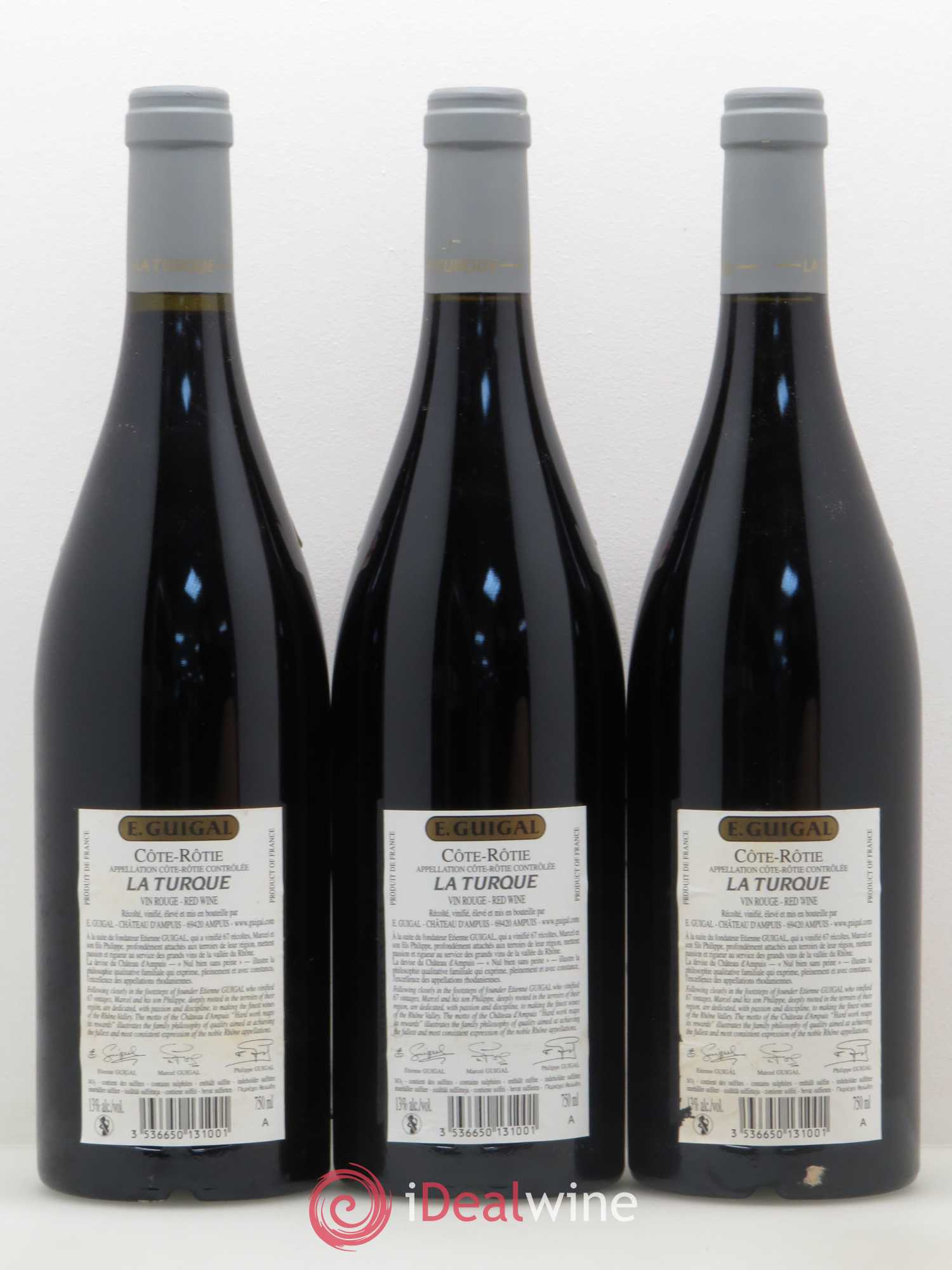 Côte-Rôtie La Turque Guigal 2009 - Lot de 6 bouteilles - 2