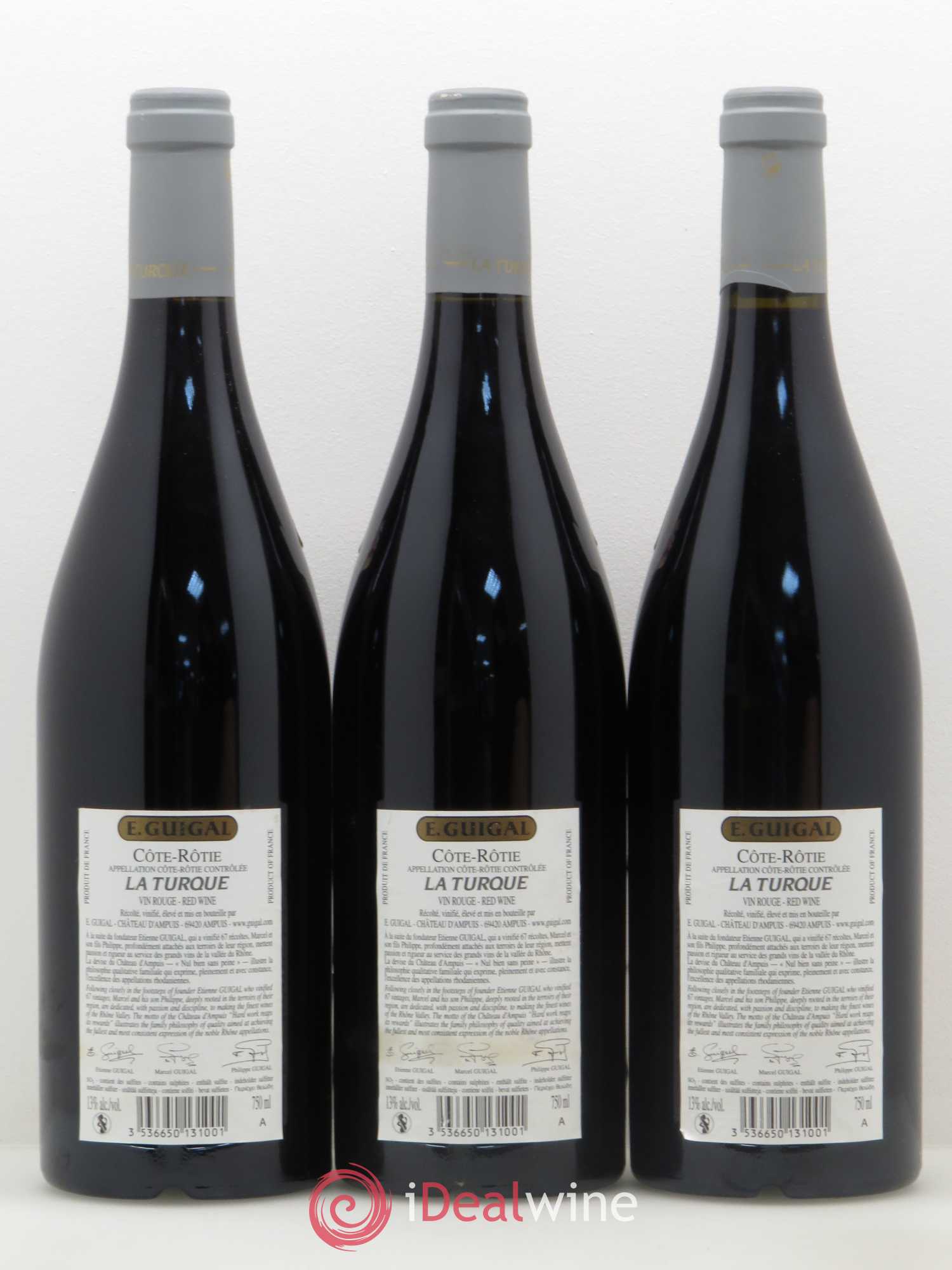 Côte-Rôtie La Turque Guigal 2009 - Lot de 6 bouteilles - 4