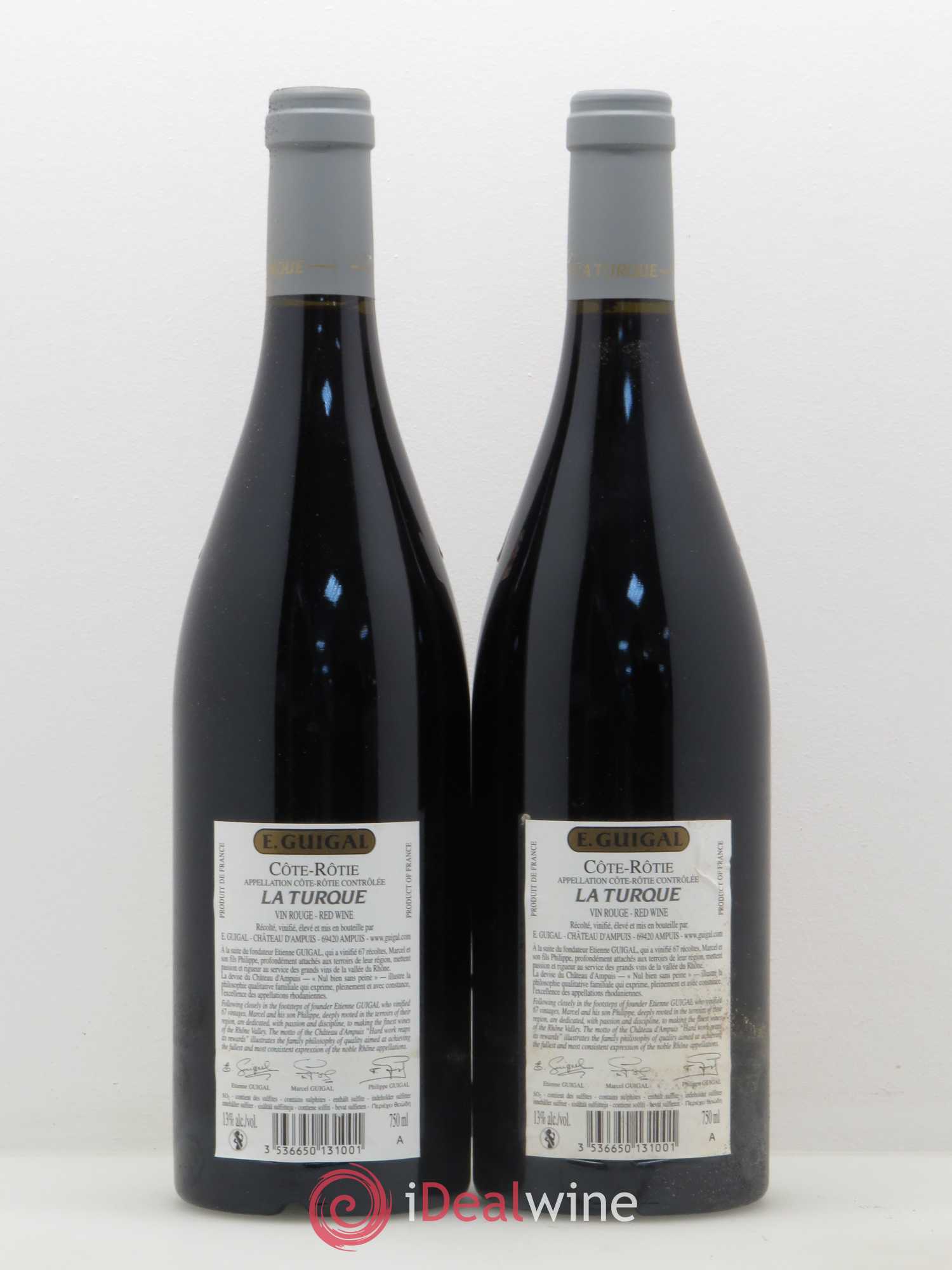 Côte-Rôtie La Turque Guigal 2009 - Lot de 2 bouteilles - 1