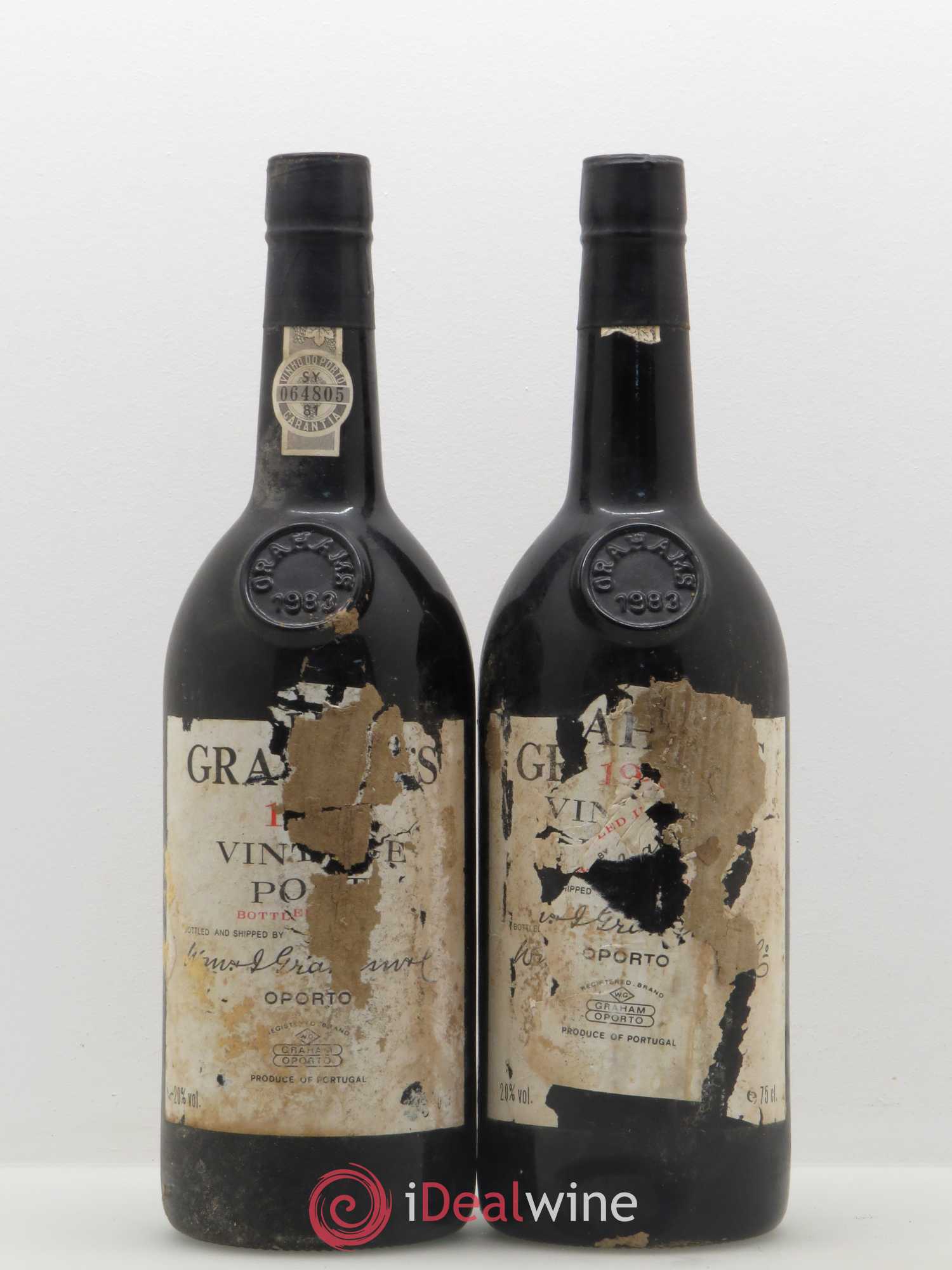 Porto Graham's 1983 - Posten von 2 Flaschen - 0