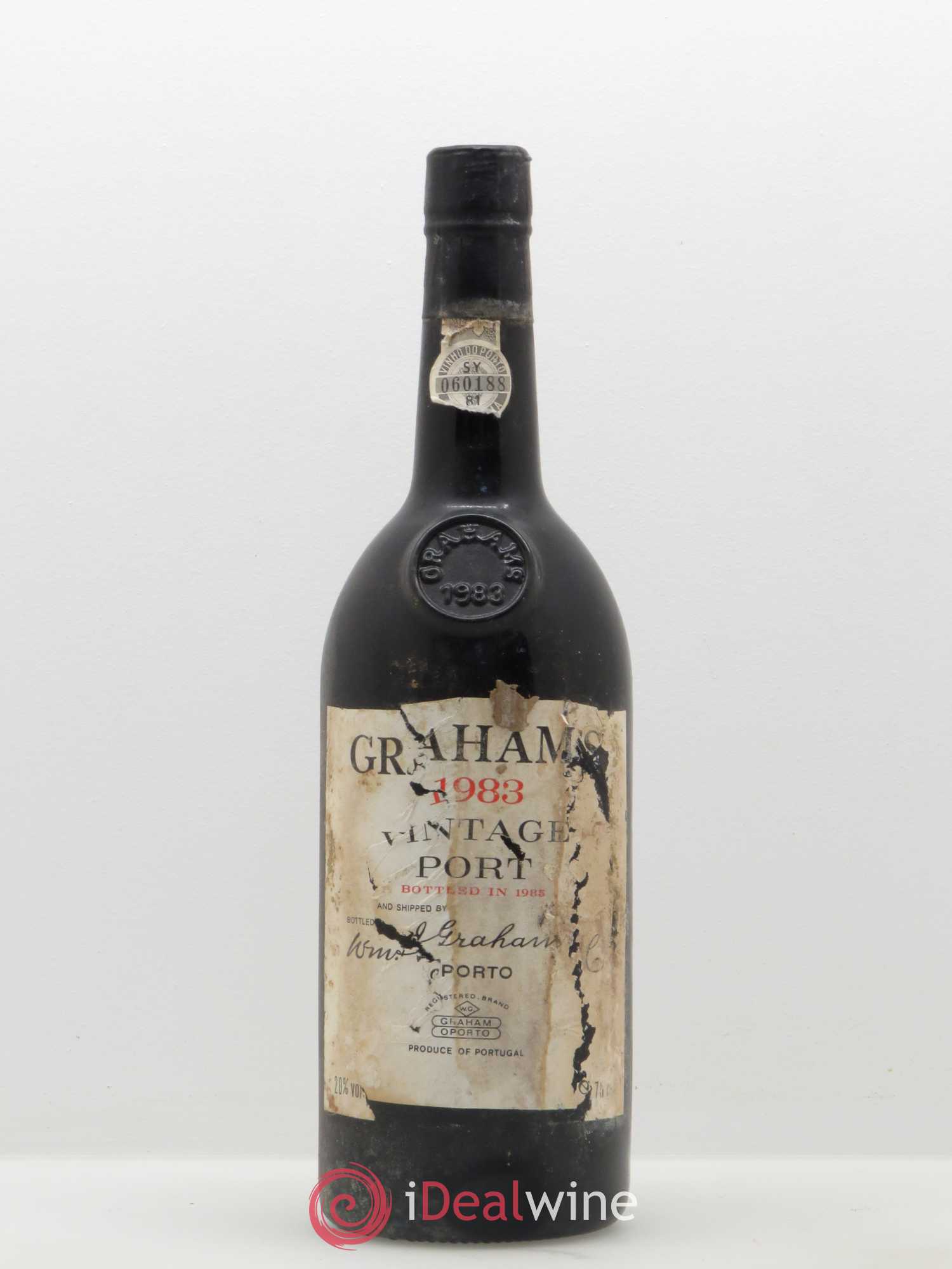 Porto W&J Graham' Vintage 1983 - Lot de 1 bouteille - 0