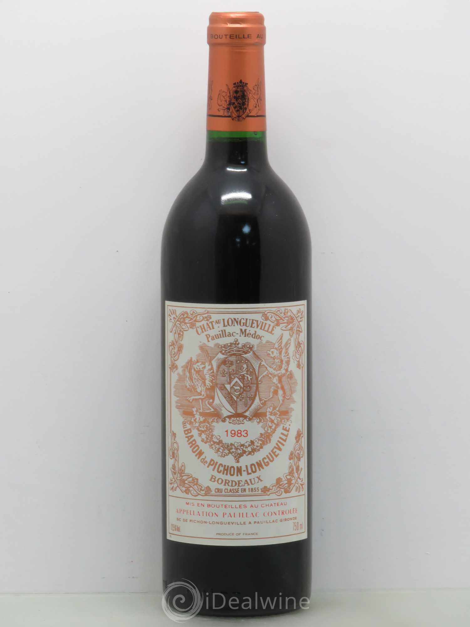Pichon Longueville Baron 2ème Grand Cru Classé 1983 - Lot de 1 bouteille - 0