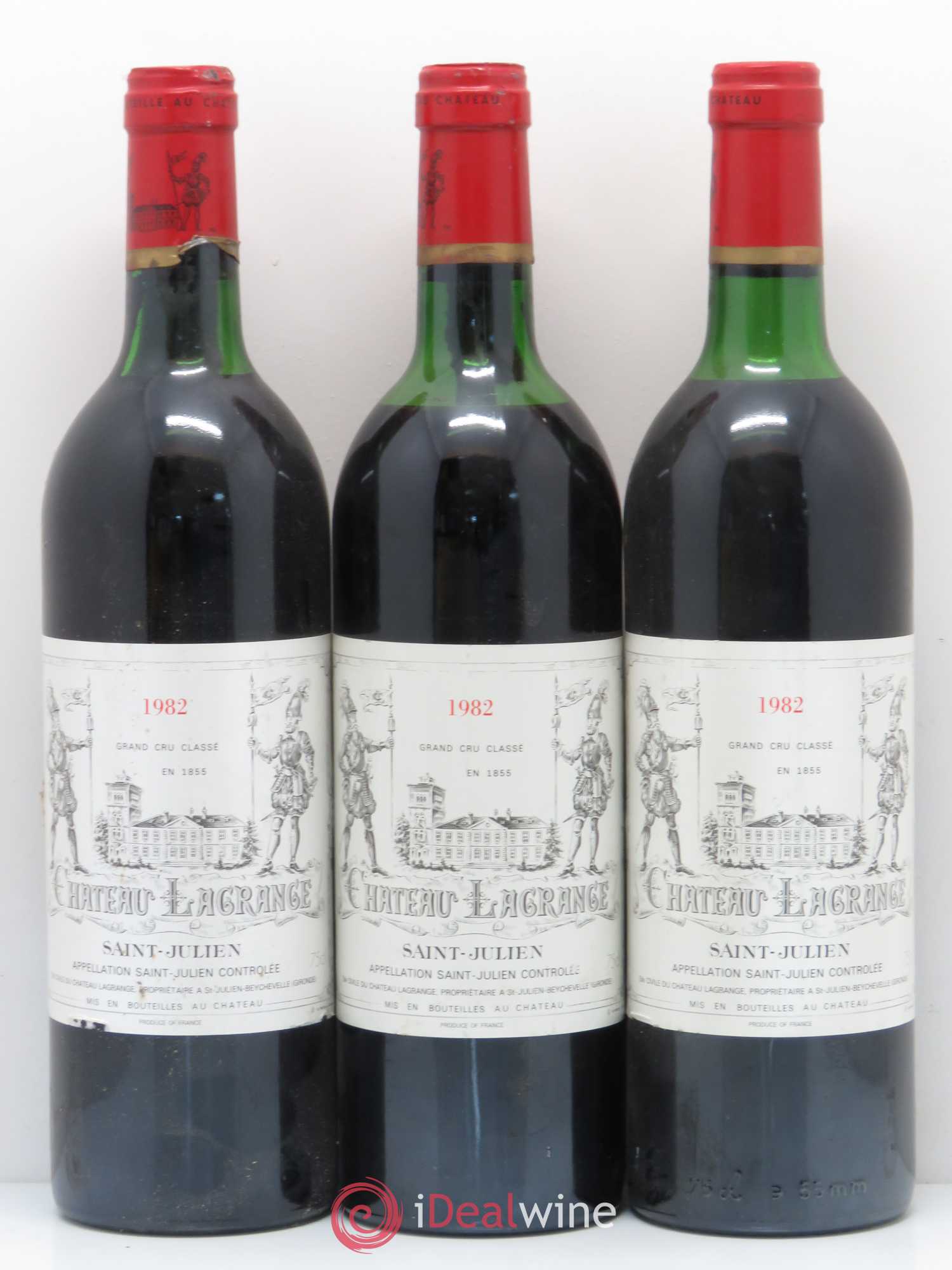 Château Lagrange 3ème Grand Cru Classé 1982 - Lot de 6 bouteilles - 1