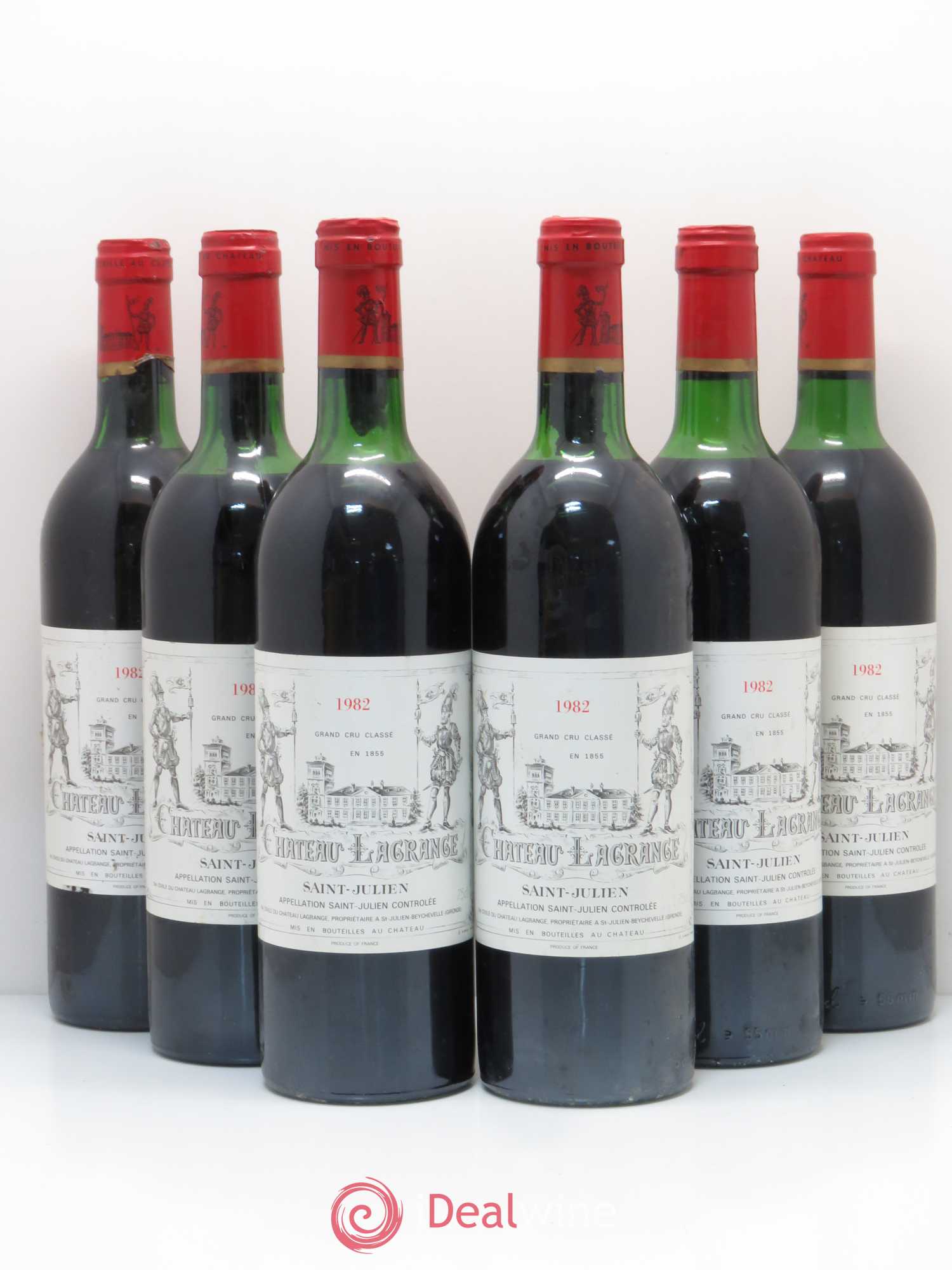 Château Lagrange 3ème Grand Cru Classé 1982 - Lot de 6 bouteilles - 0