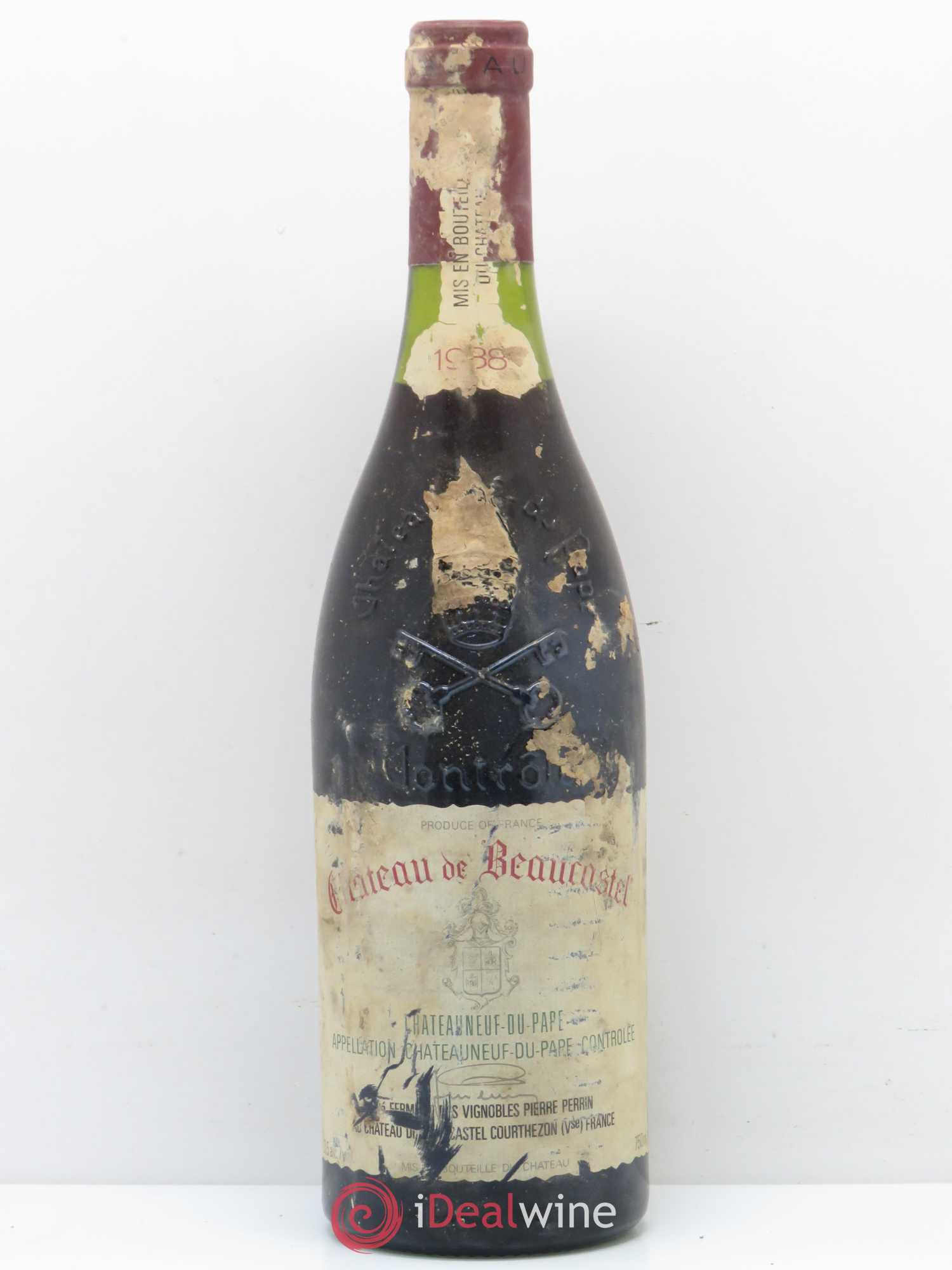 Châteauneuf-du-Pape Château de Beaucastel Famille Perrin 1988 - Lot de 1 bouteille - 0