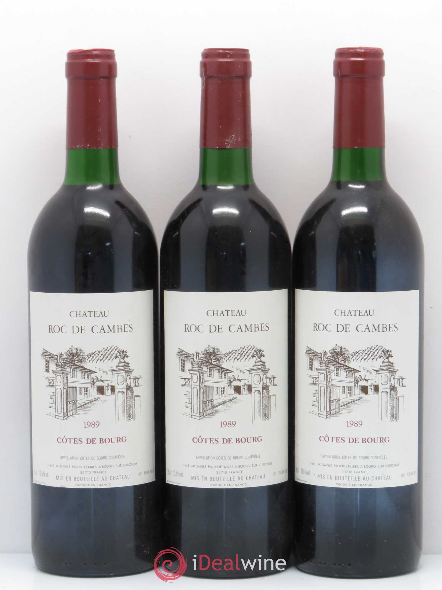 Roc de Cambes 1989 - Posten von 6 Flaschen - 1