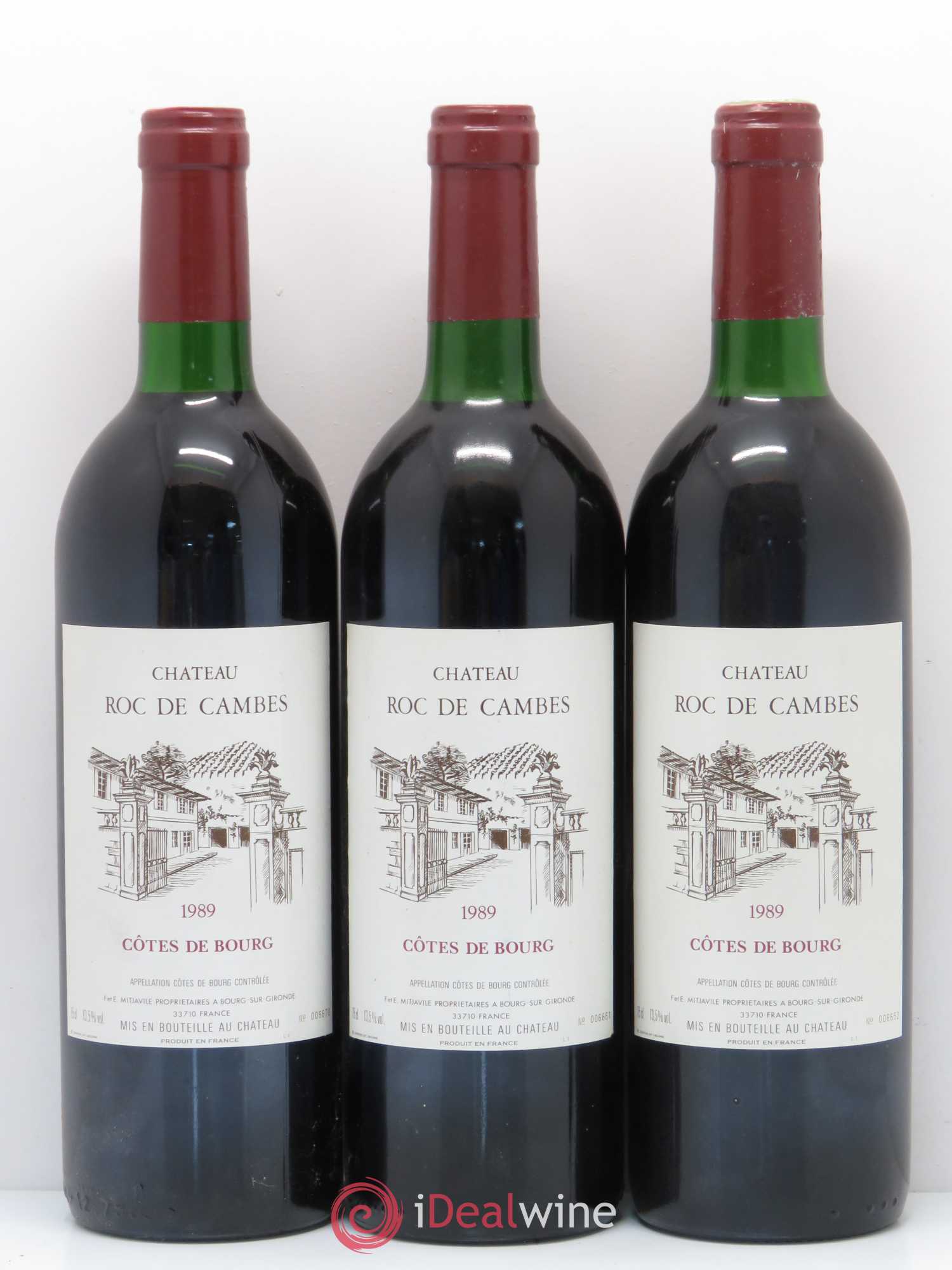 Roc de Cambes 1989 - Posten von 6 Flaschen - 2