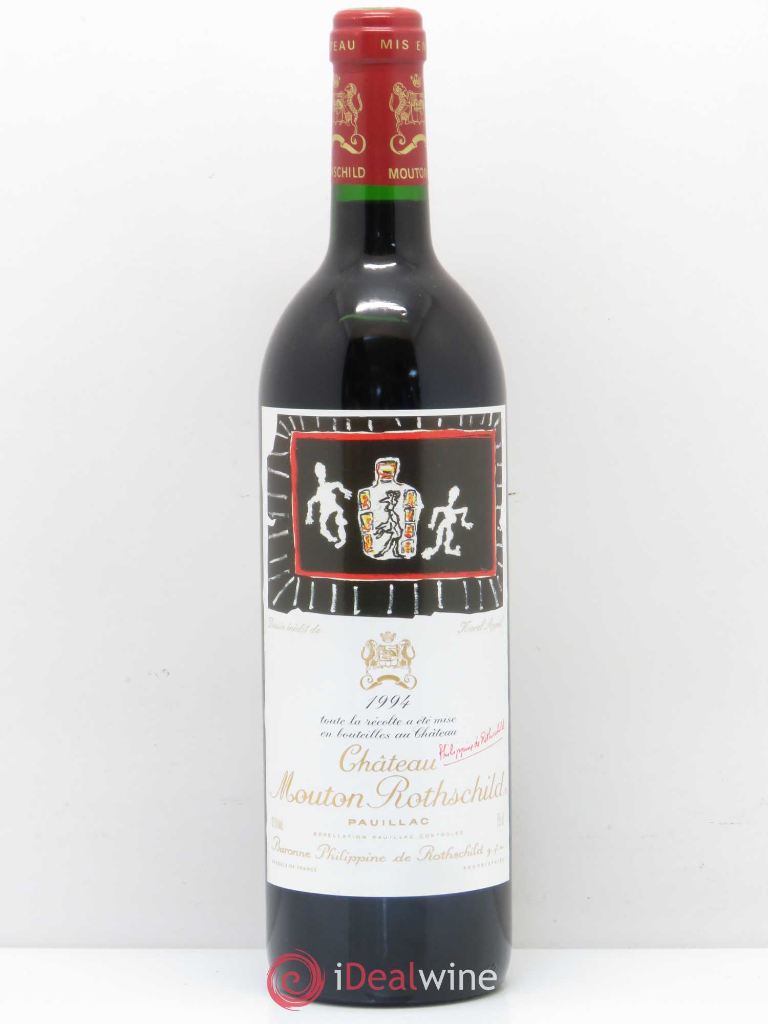 Château Mouton Rothschild 1er Grand Cru Classé 1994 - Lot de 1 bouteille - 0