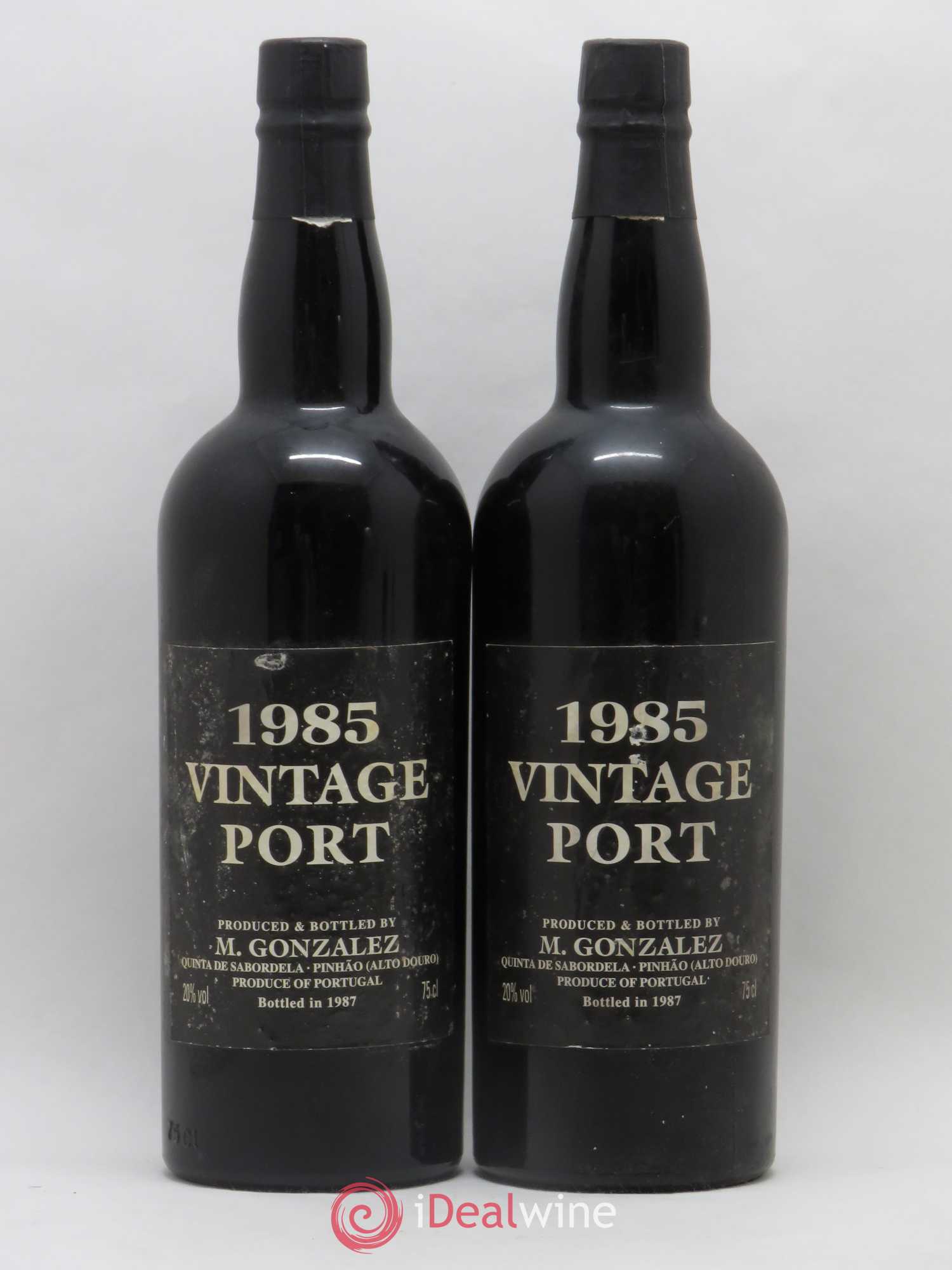 Porto Vintage Port Gonzales Quinta de Sabordela 1985 - Posten von 2 Flaschen - 0