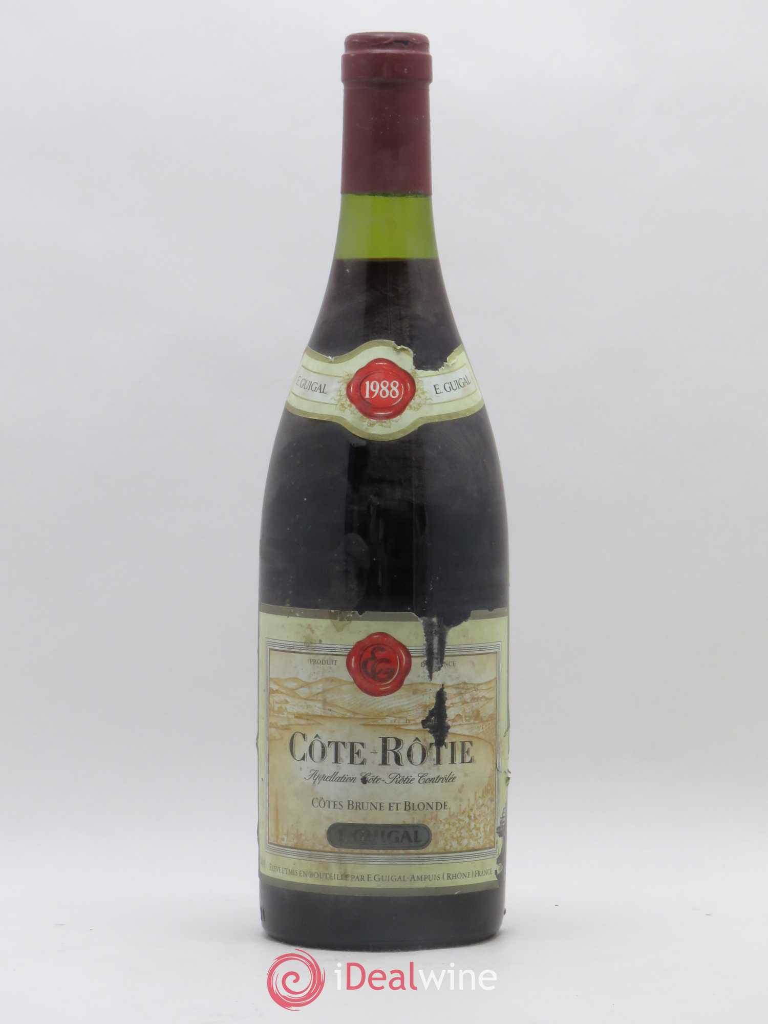 Côte-Rôtie Côtes Brune et Blonde Guigal 1988 - Lot de 1 bouteille - 0