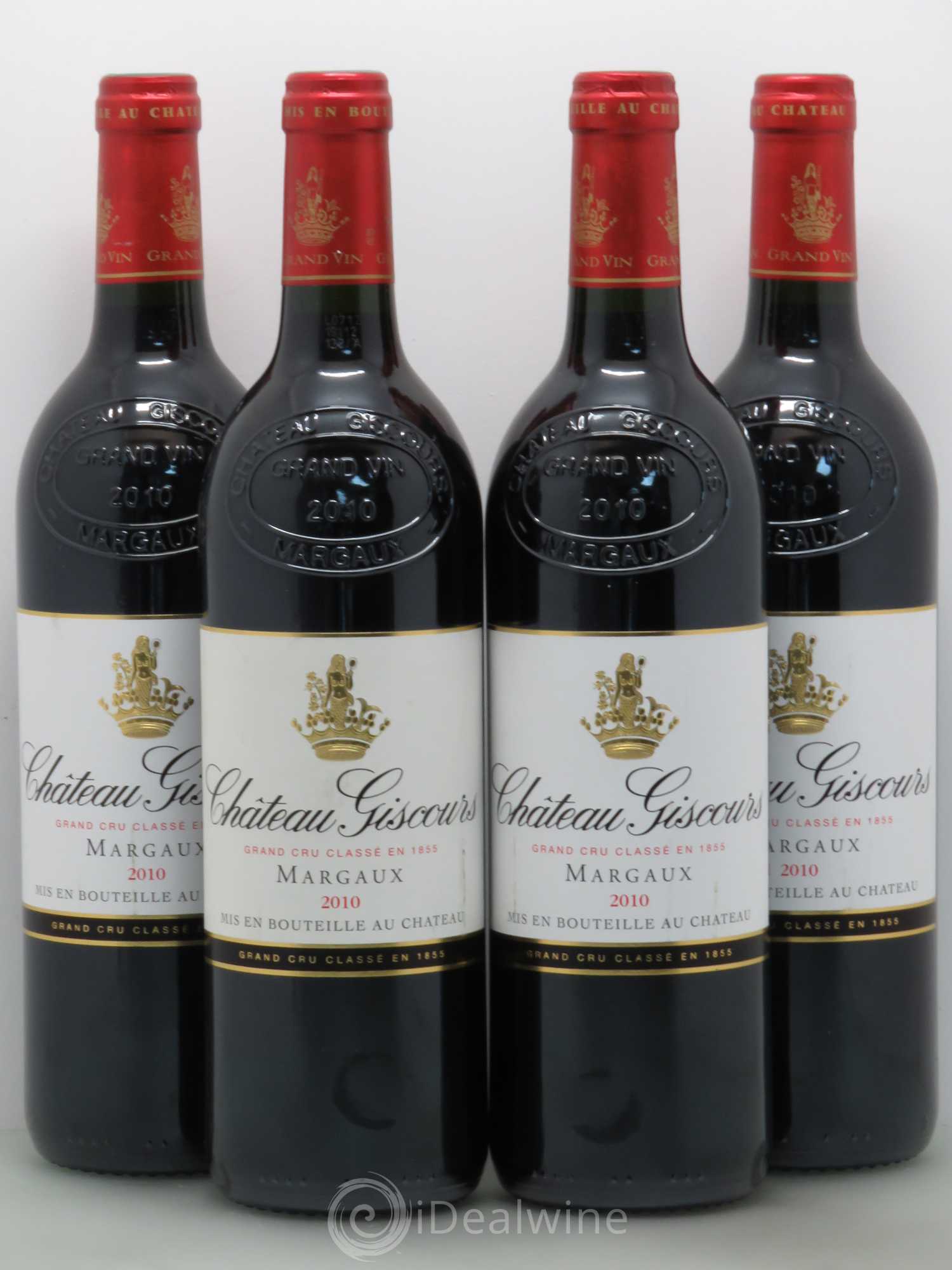 Château Giscours 3ème Grand Cru Classé 2010 - Lot de 4 bouteilles - 0