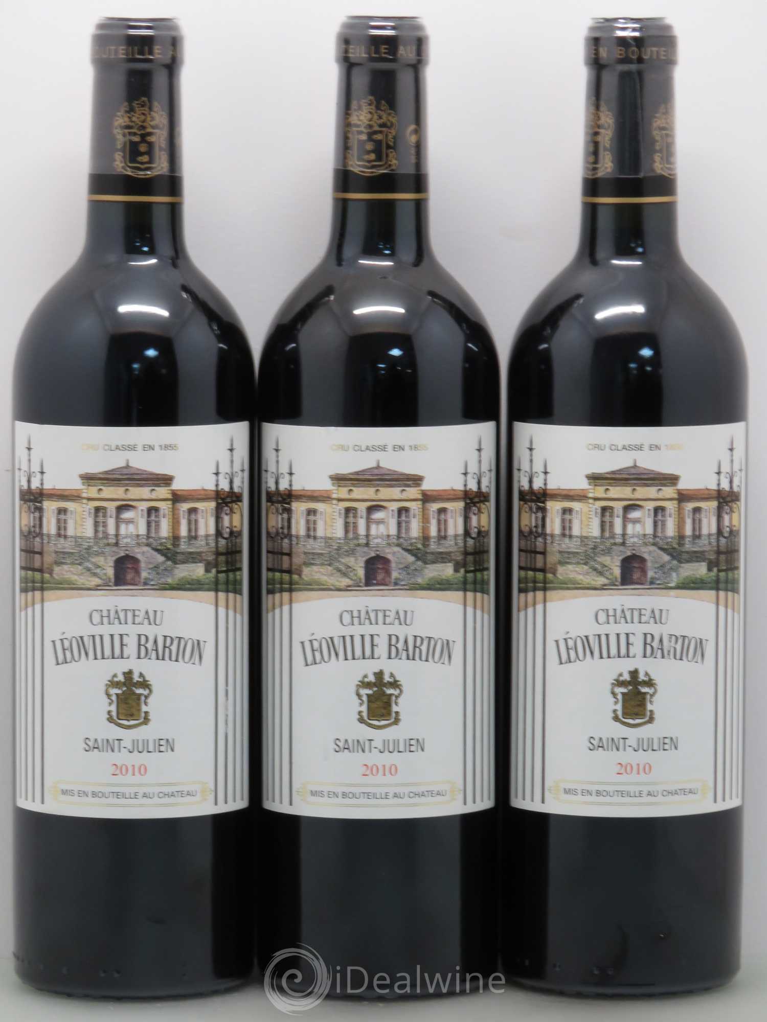 Château Léoville Barton 2ème Grand Cru Classé 2010 - Lot de 3 bouteilles - 0