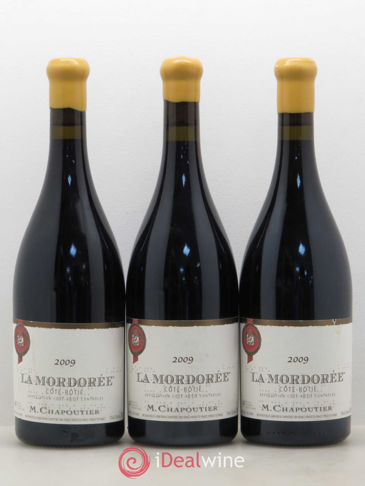 Côte-Rôtie La Mordorée Chapoutier 2009 - Lot de 3 bouteilles - 0